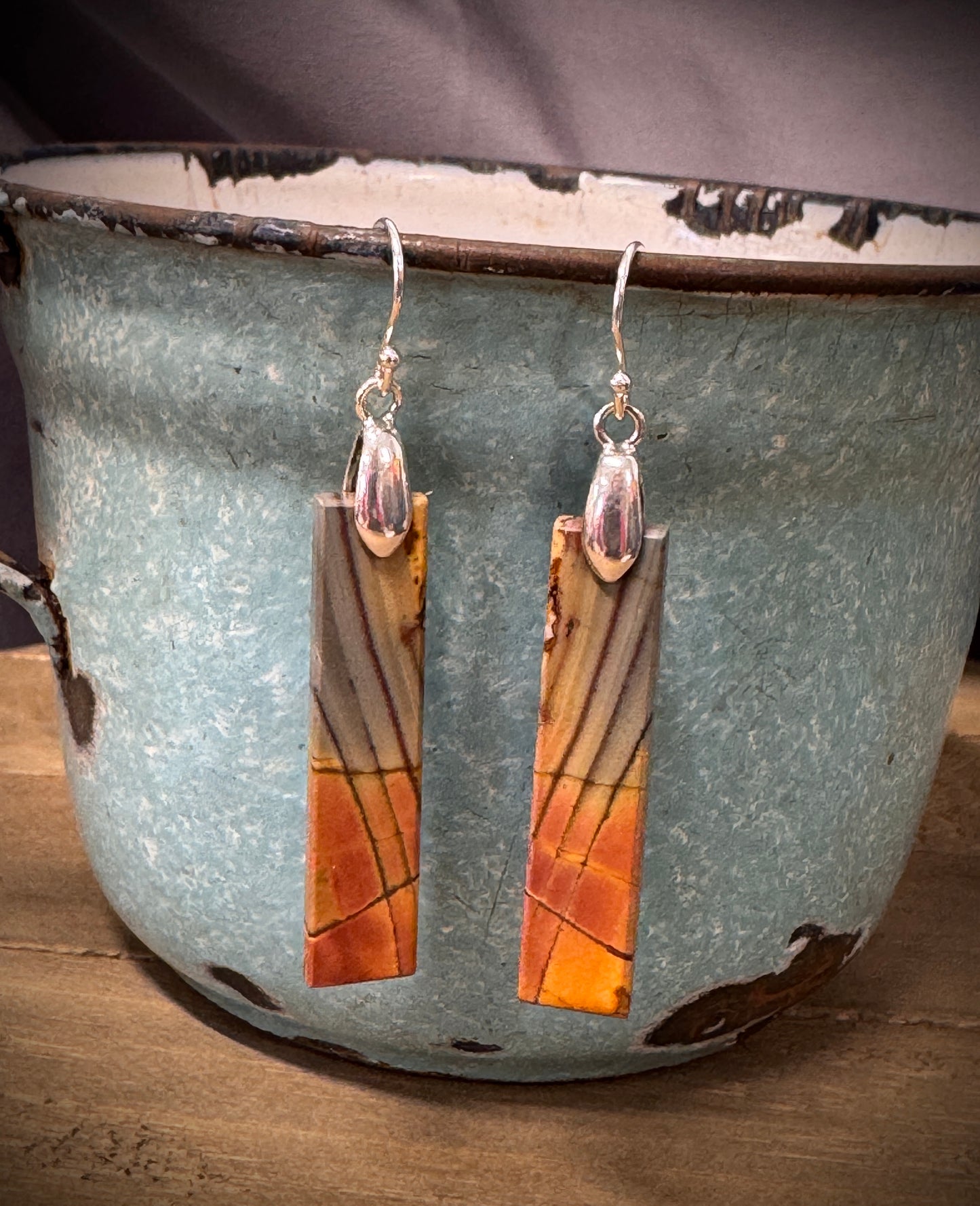 Red Creek Jasper Earrings #10