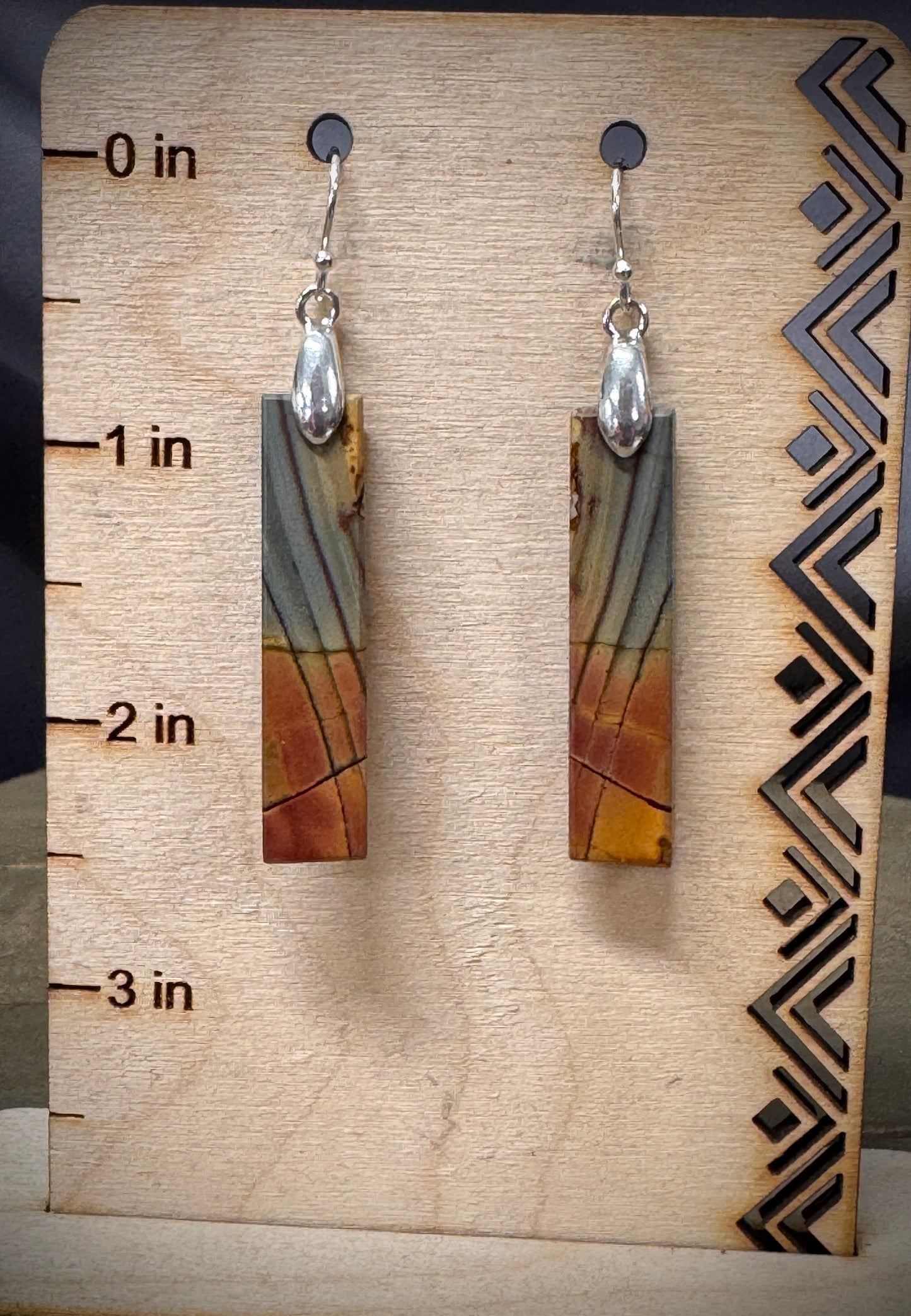 Red Creek Jasper Earrings #10