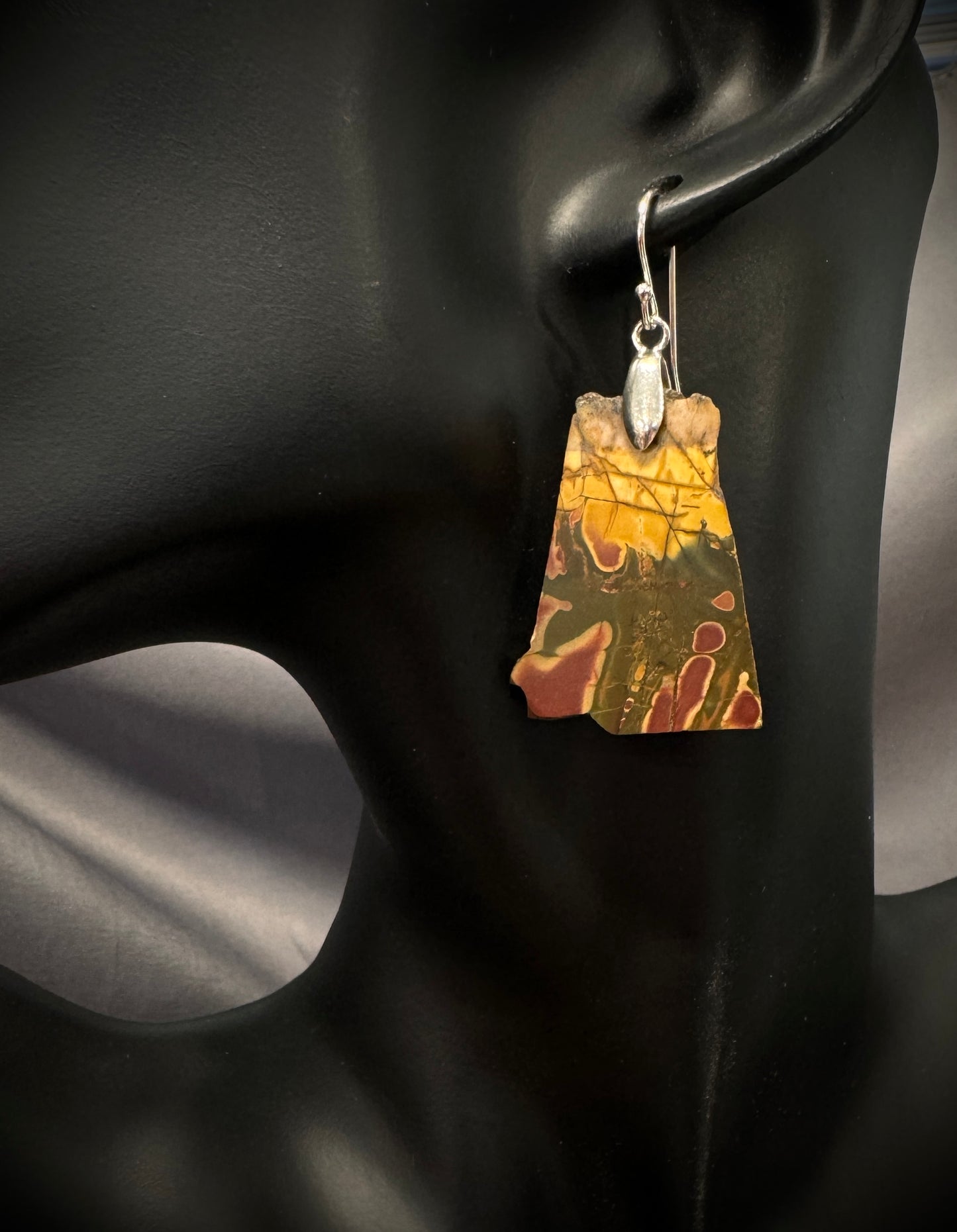 Red Creek Jasper Earrings #1