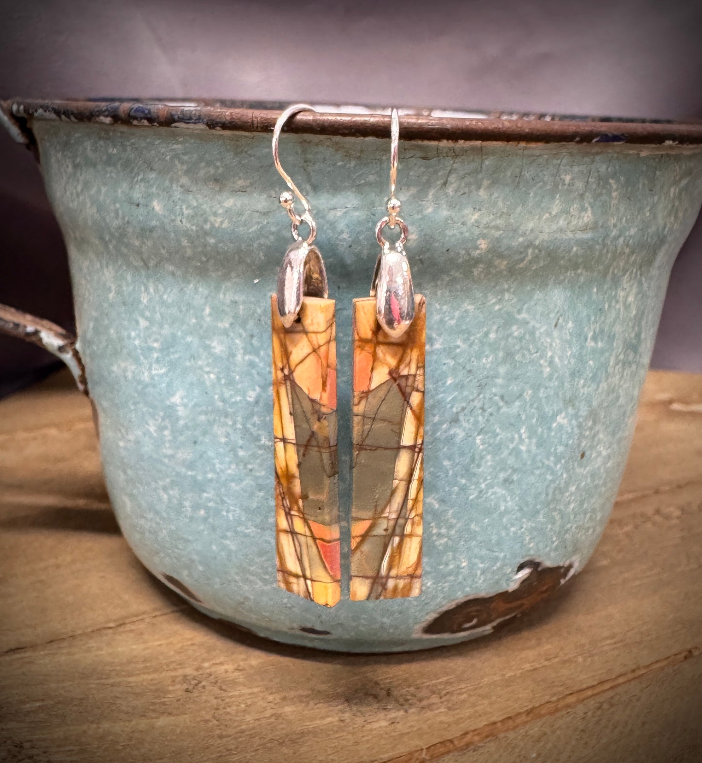 Red Creek Jasper Earrings #7