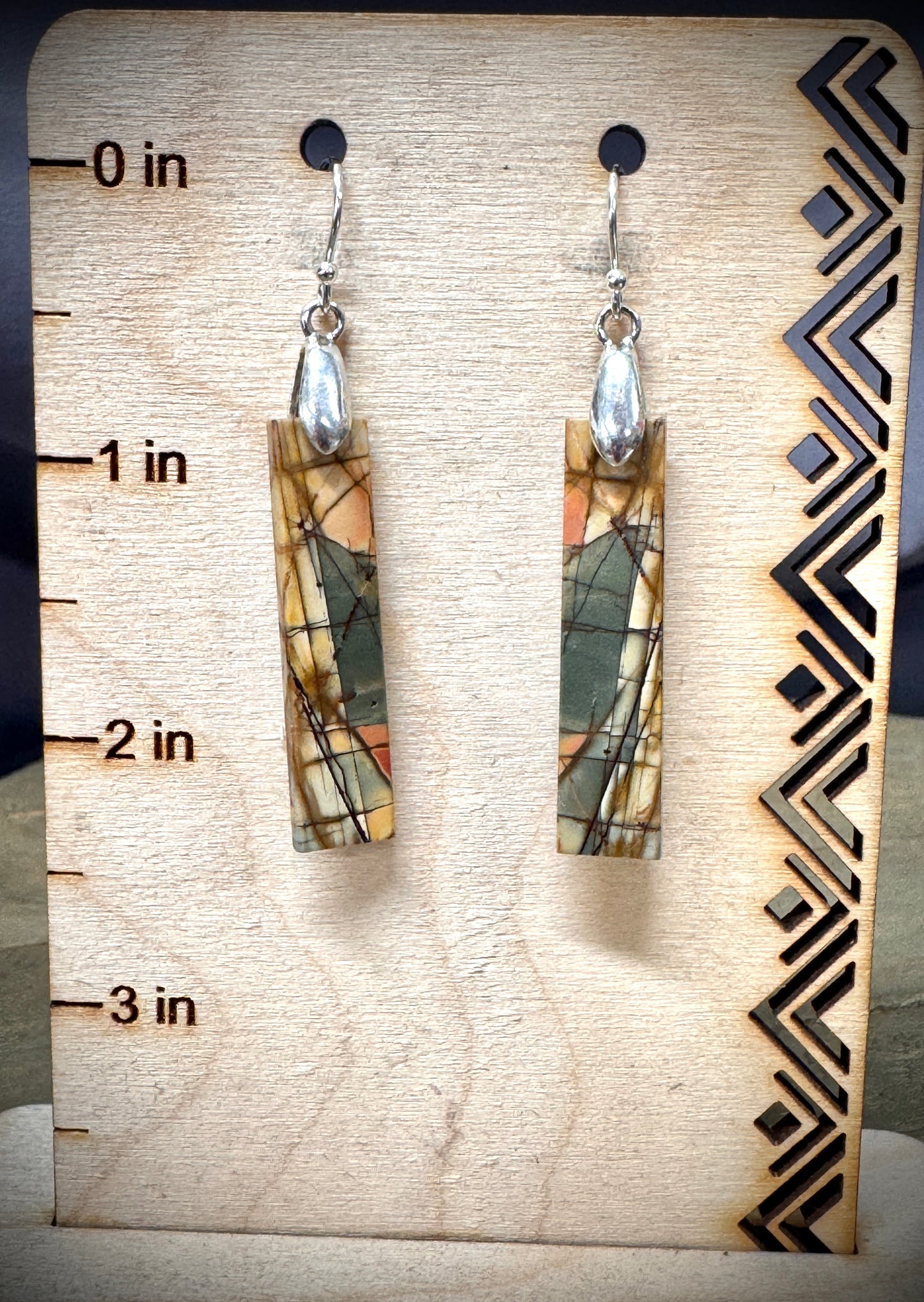 Red Creek Jasper Earrings #7
