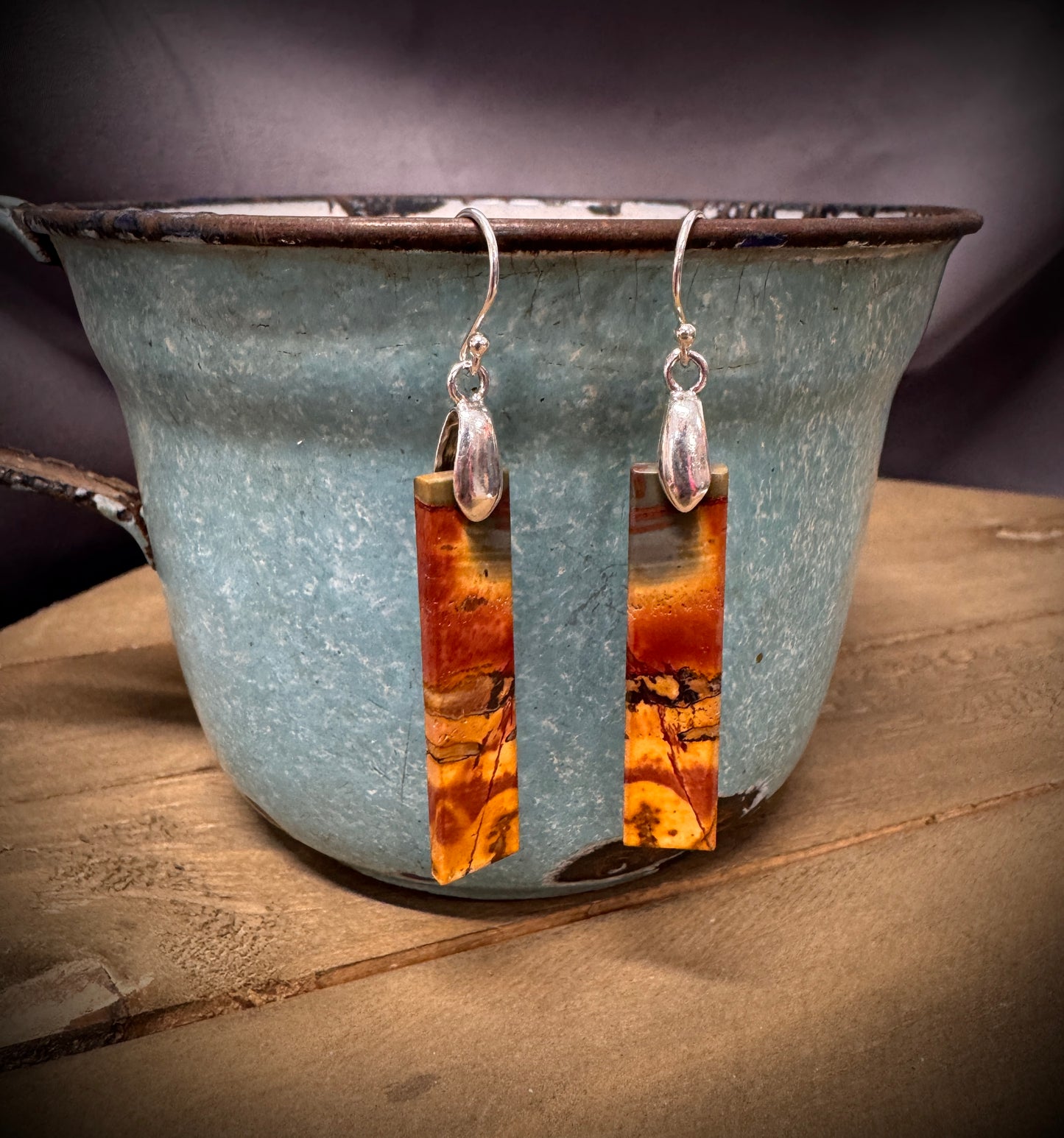 Red Creek Jasper Earrings #6