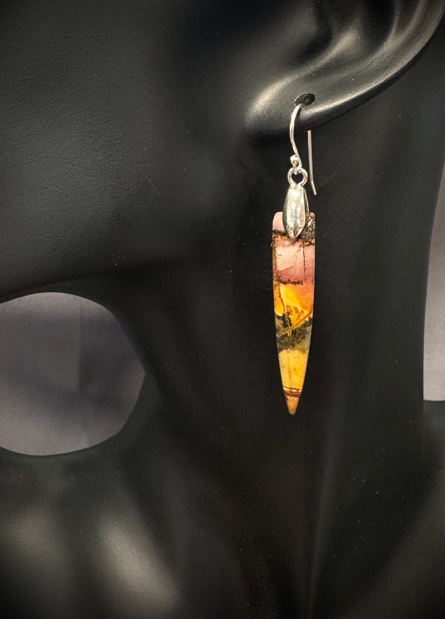 Red Creek Jasper Slab Earrings #9
