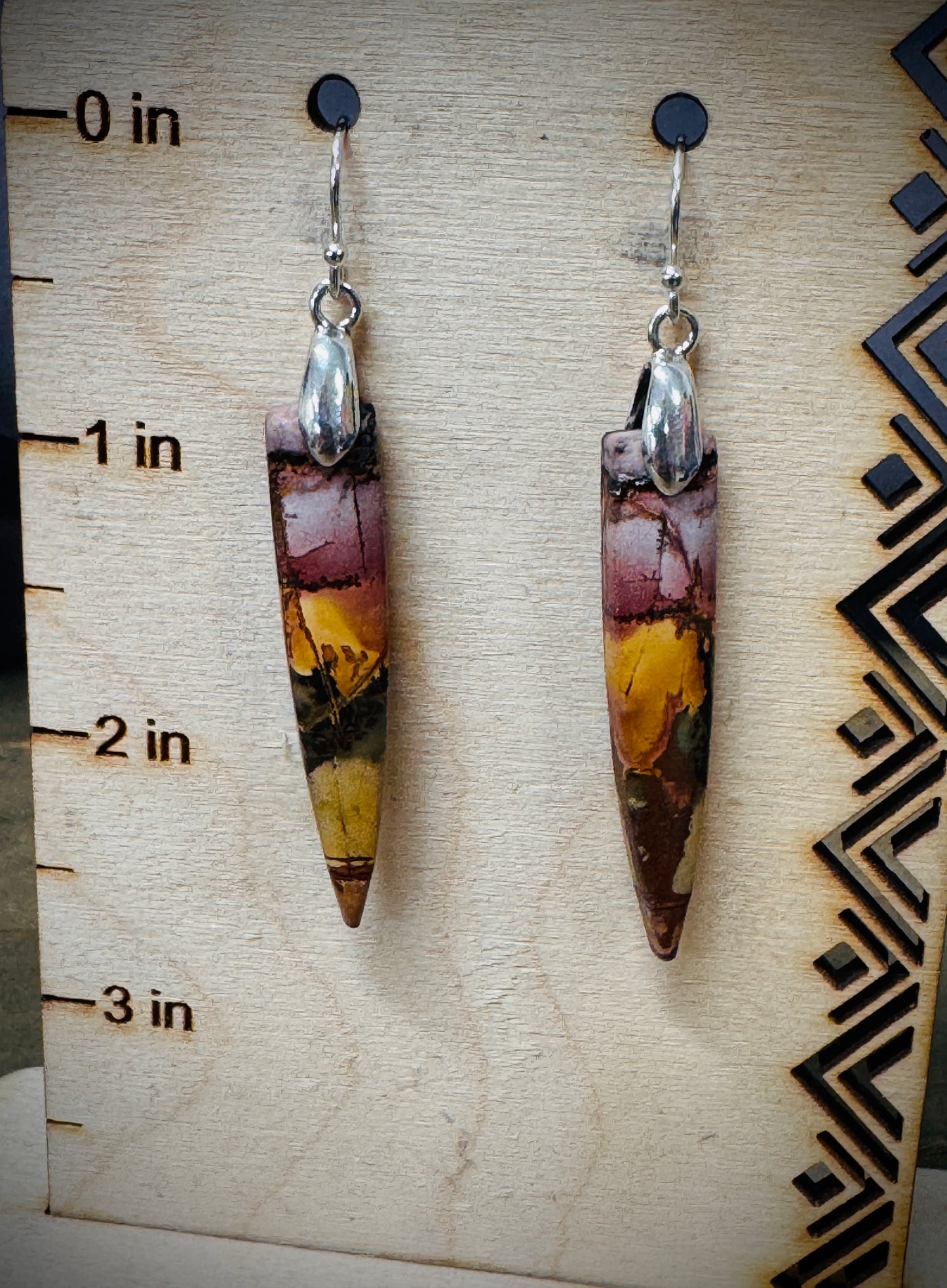 Red Creek Jasper Slab Earrings #9