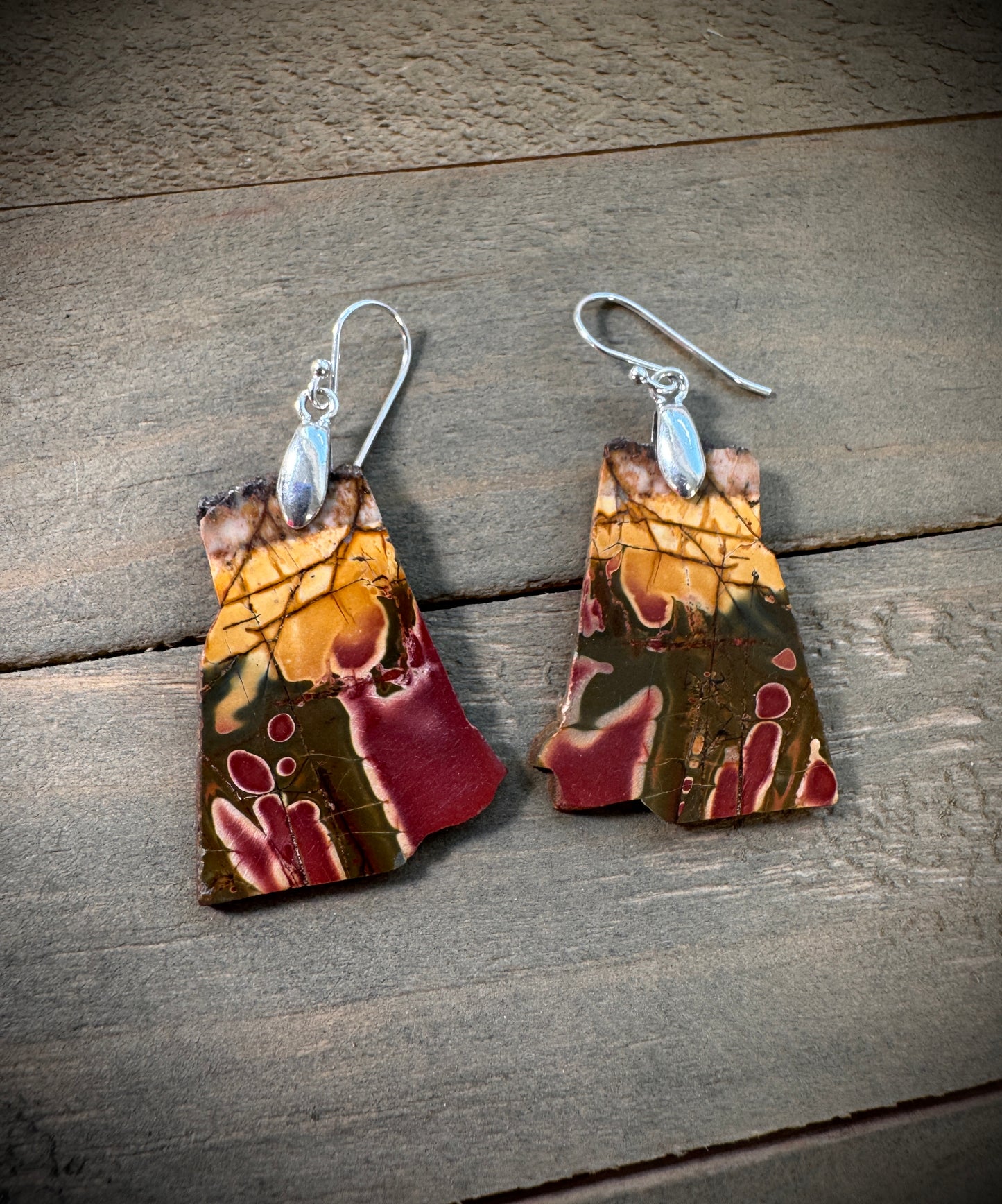 Red Creek Jasper Earrings #1