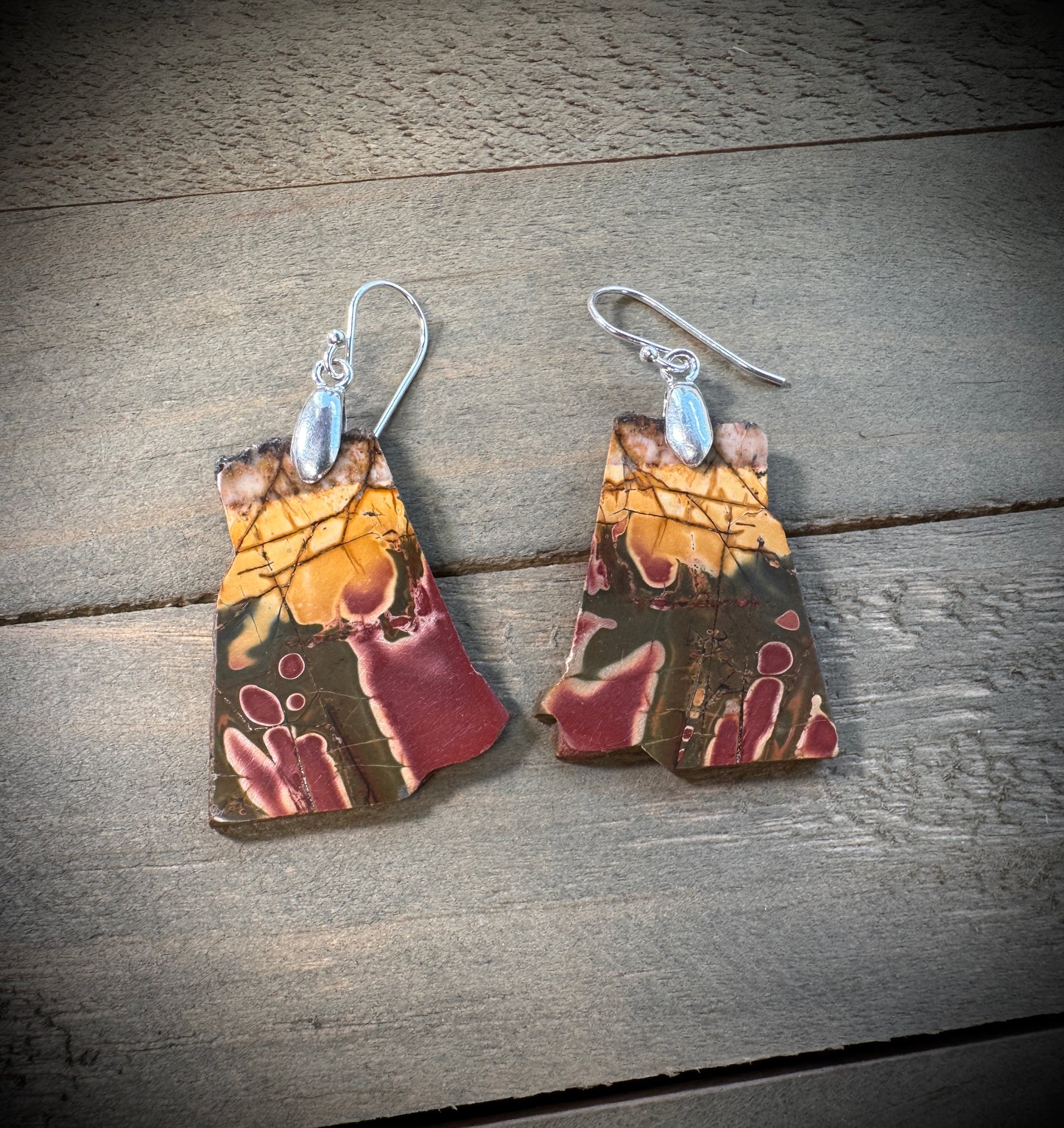 Red Creek Jasper Earrings #1