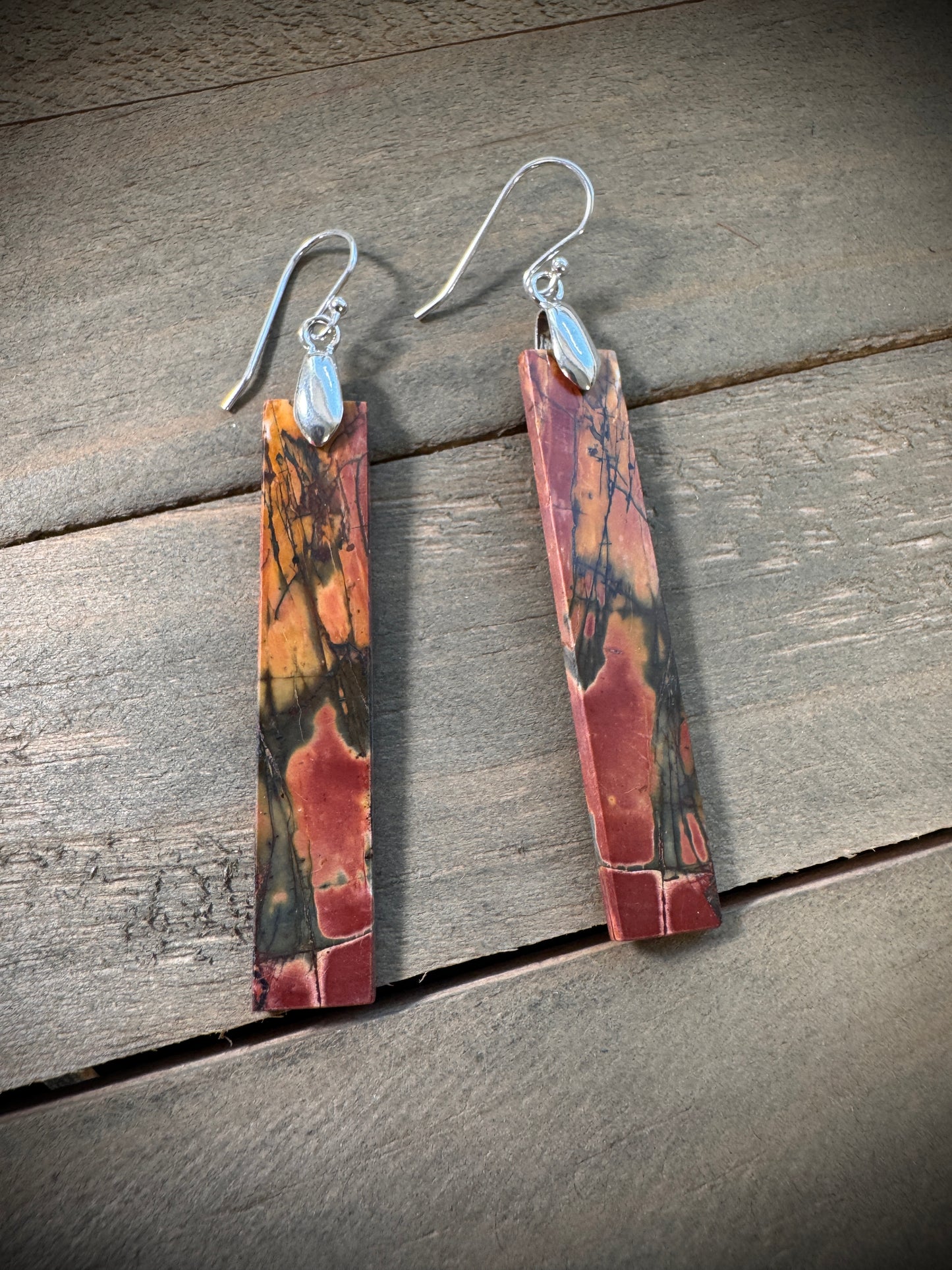Red Creek Jasper Earrings #12