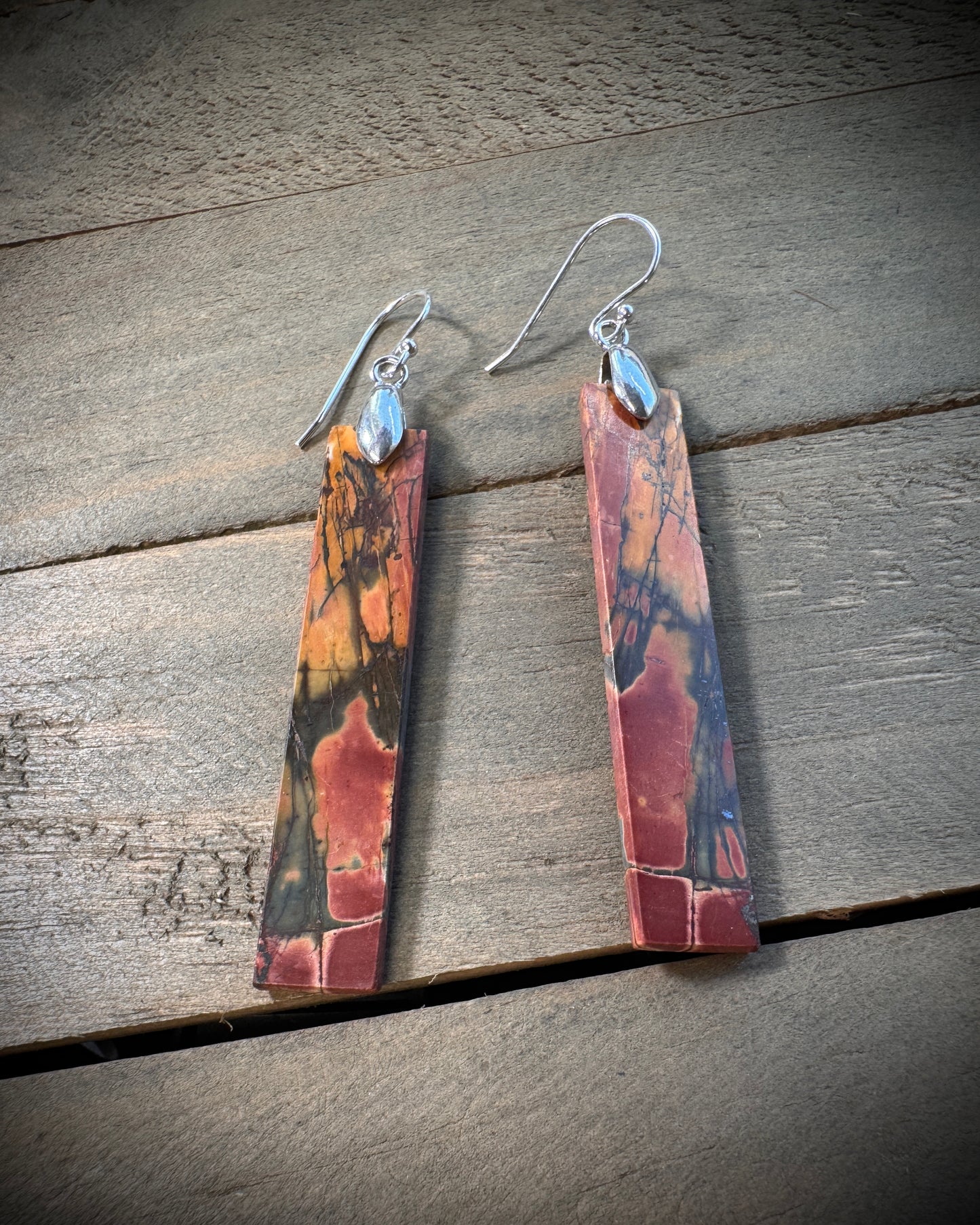 Red Creek Jasper Earrings #12