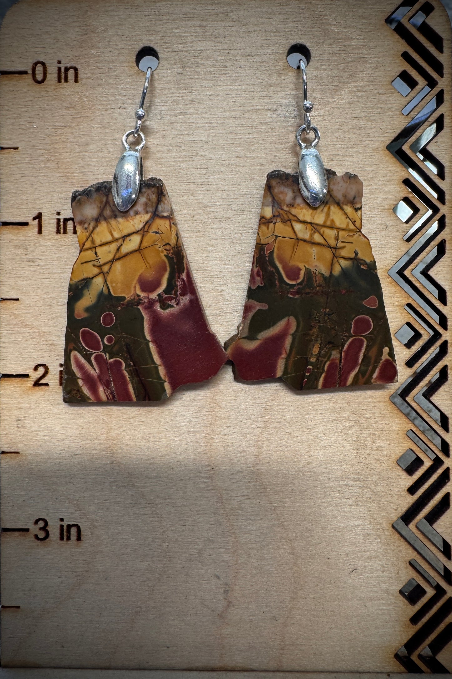 Red Creek Jasper Earrings #1