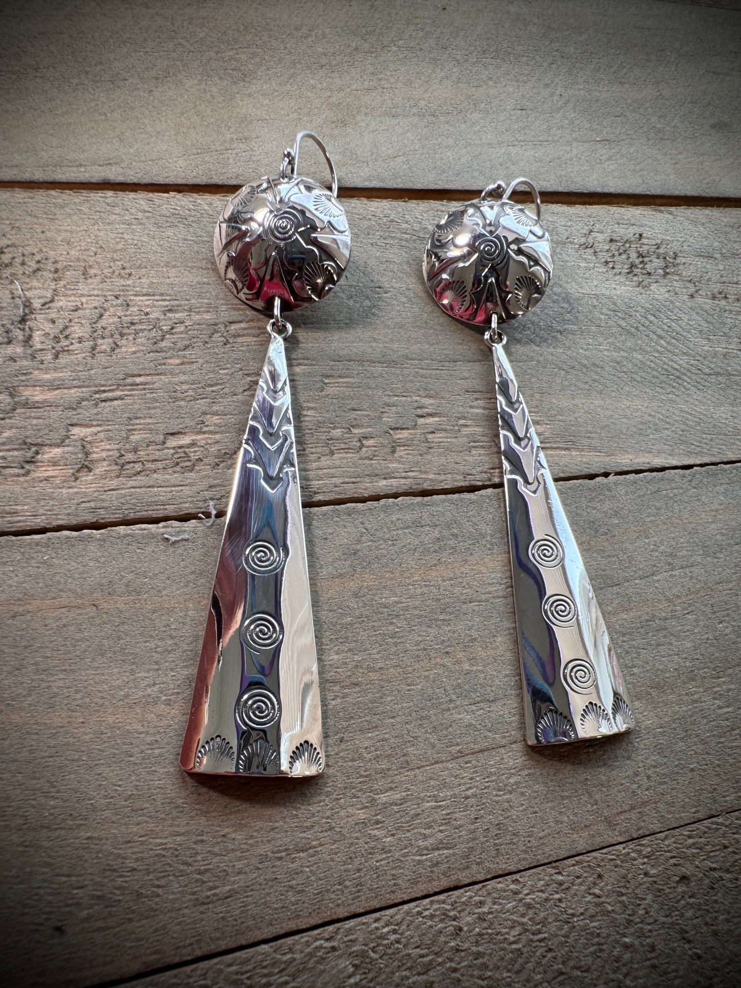 Long Southwest Dangle Earrings