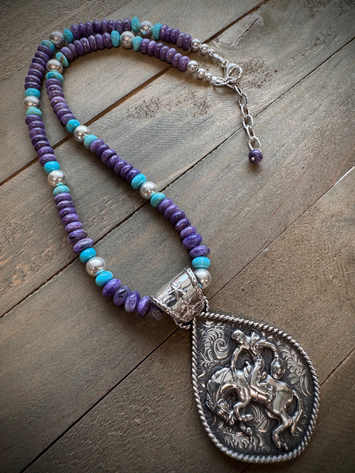 Bucking Bronc Necklace