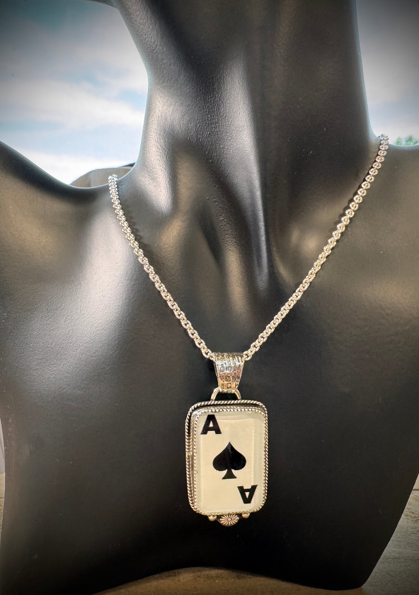 Ace of Spades Necklace