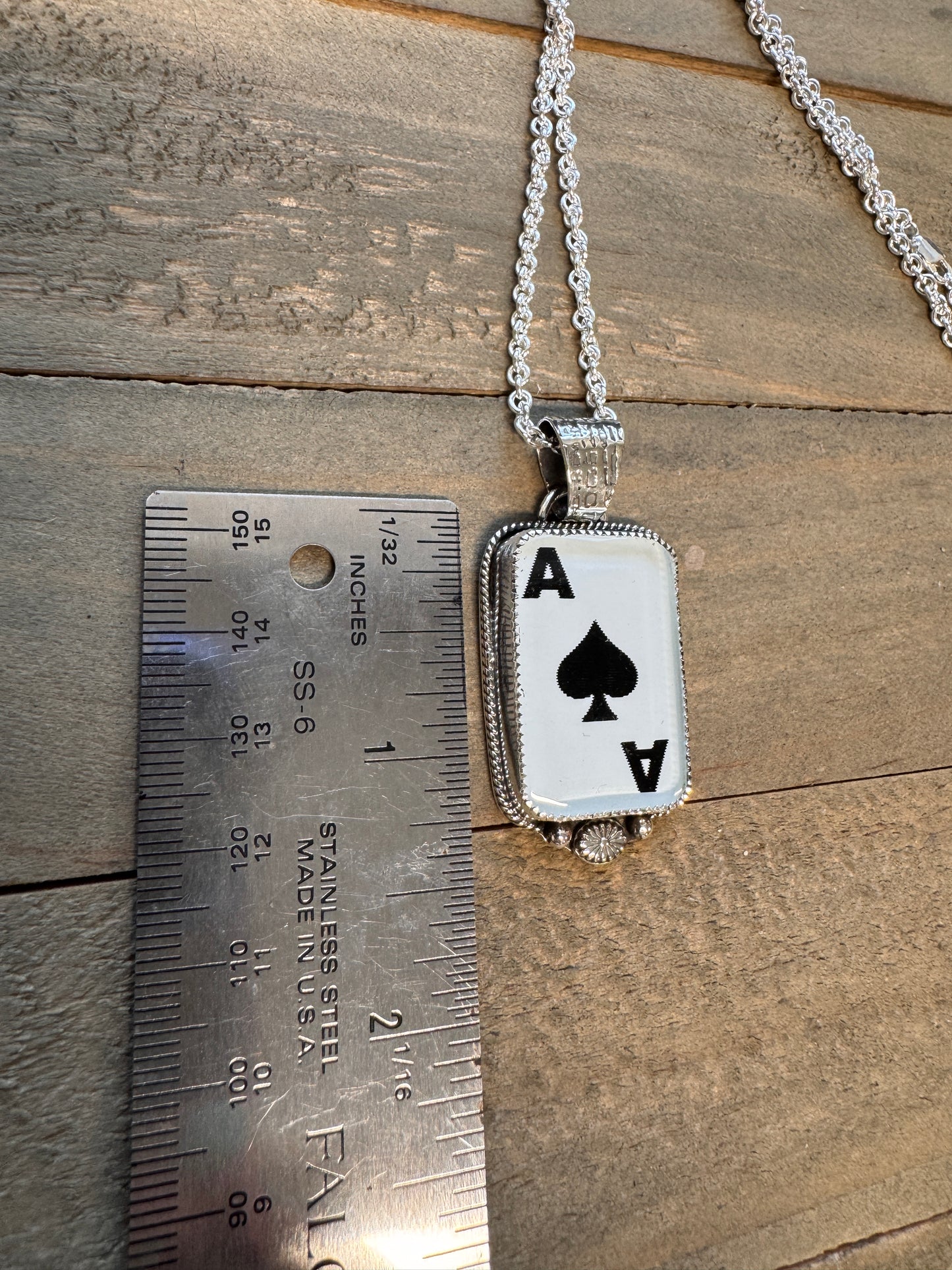 Ace of Spades Necklace
