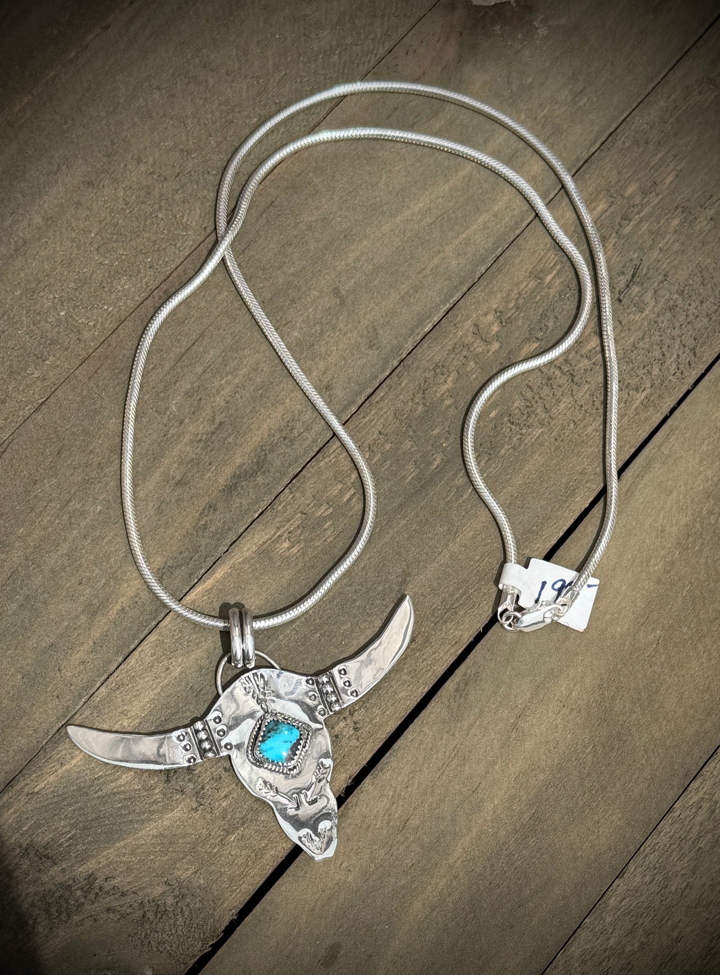 Steer Head Necklace