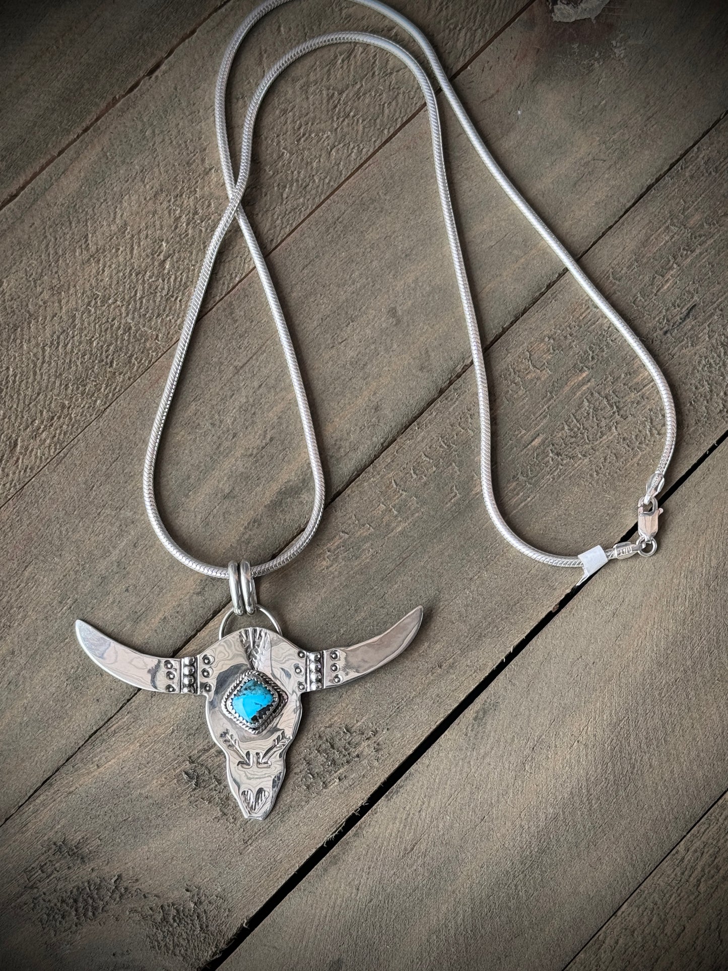 Steer Head Necklace