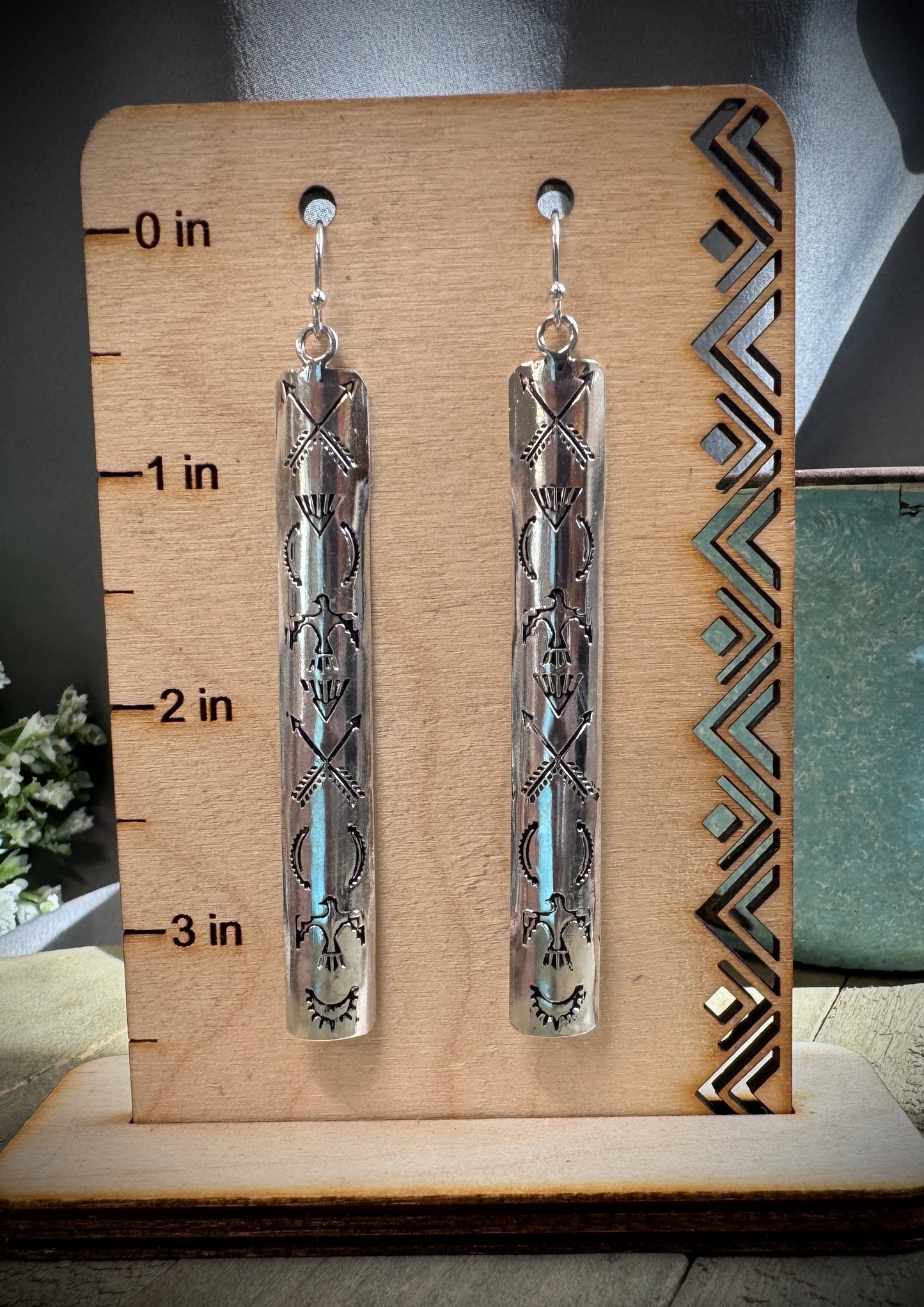 Thunderbird and Arrow Earrings