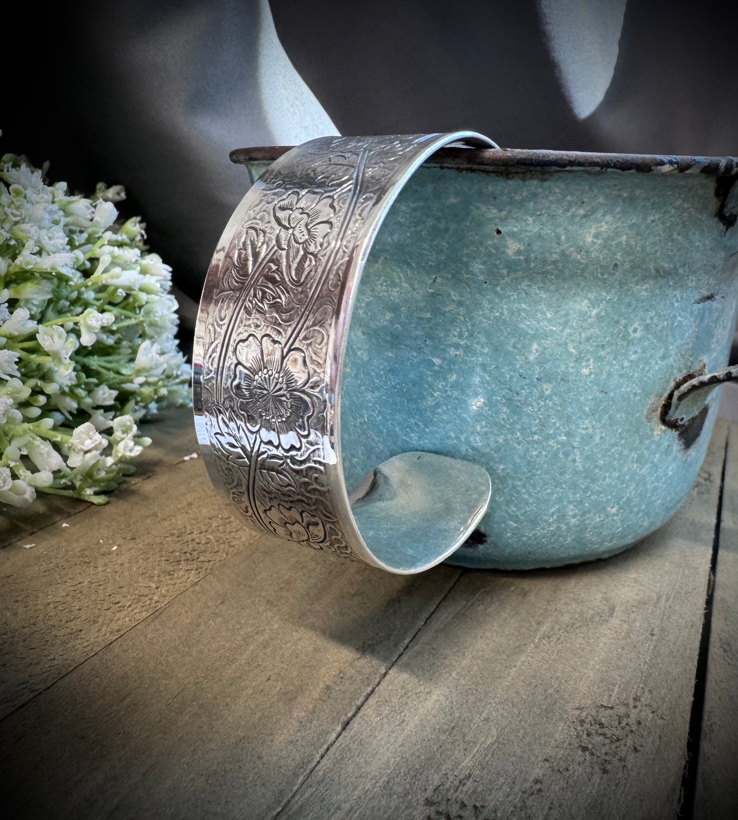 Cuff Bracelet - Floral