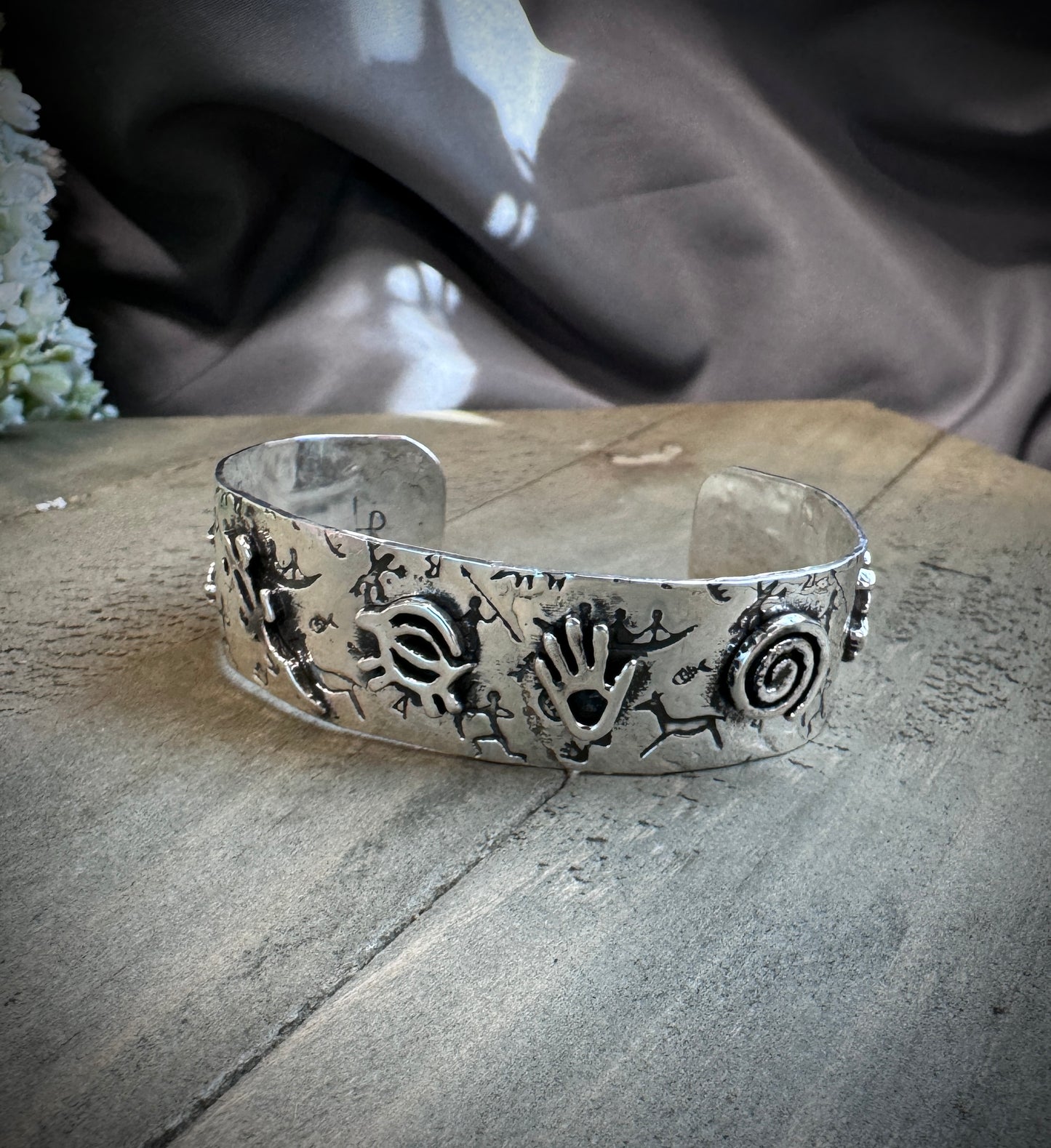 Petroglyph Cuff Bracelet