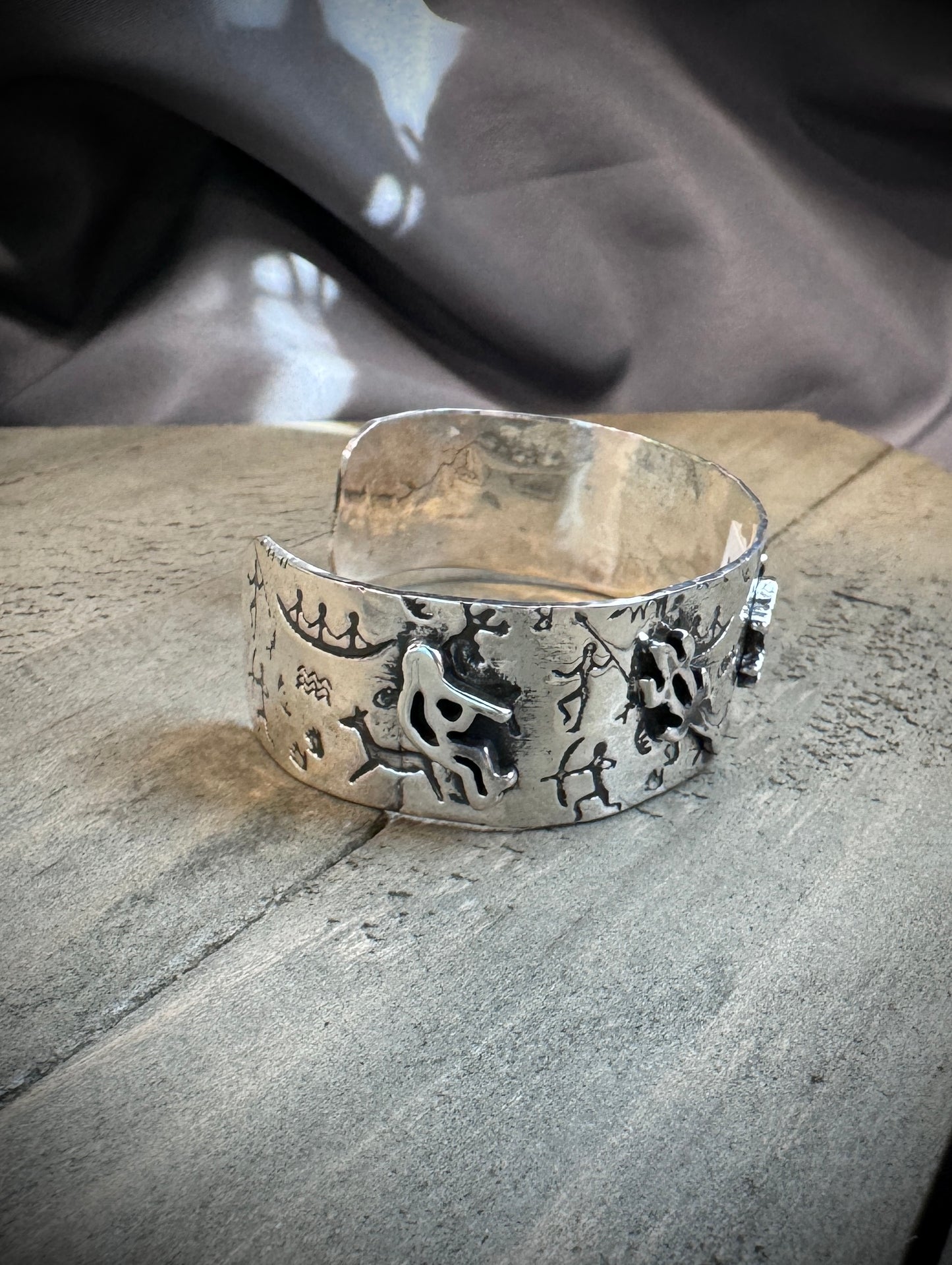 Petroglyph Cuff Bracelet