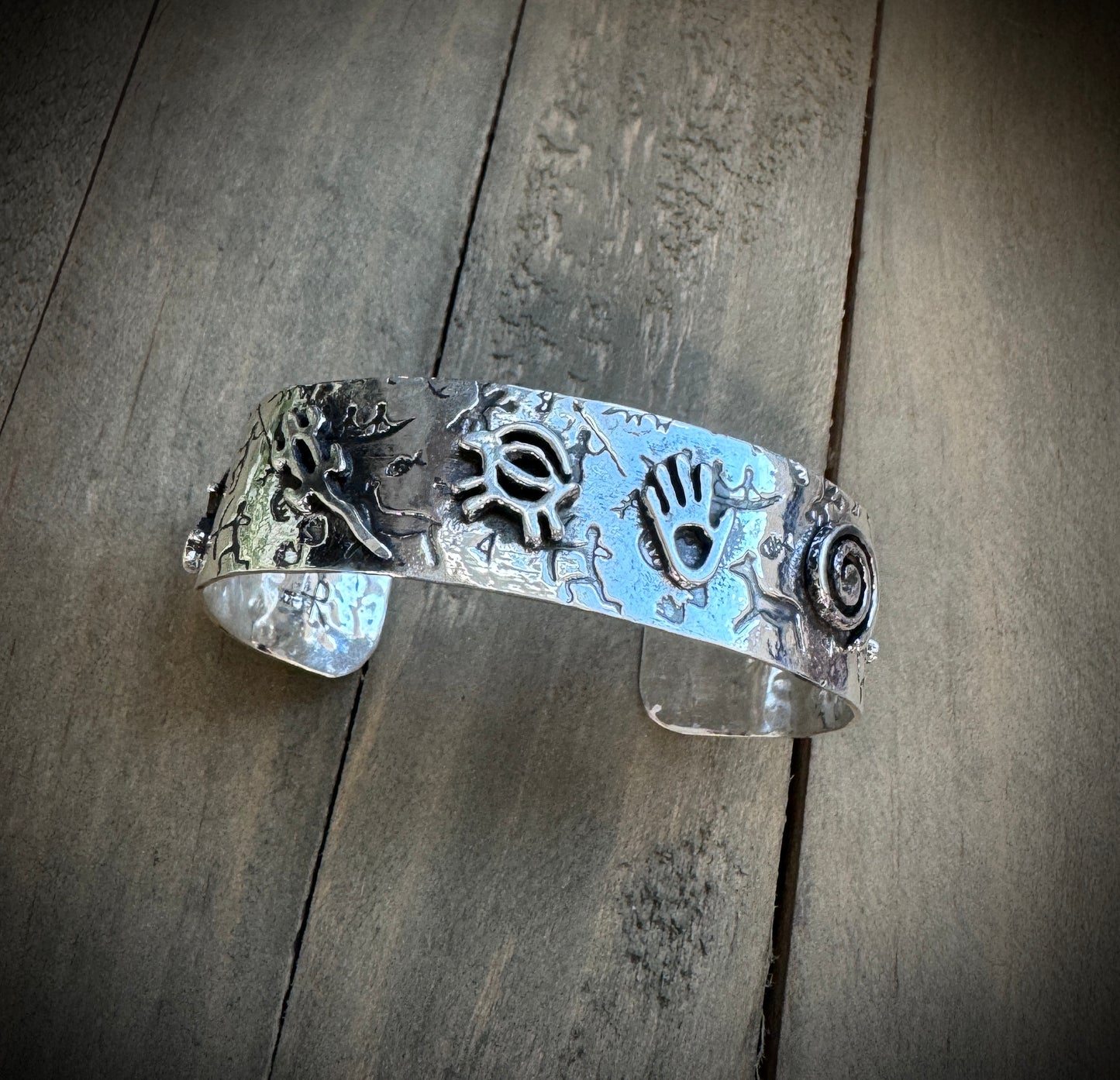 Petroglyph Cuff Bracelet