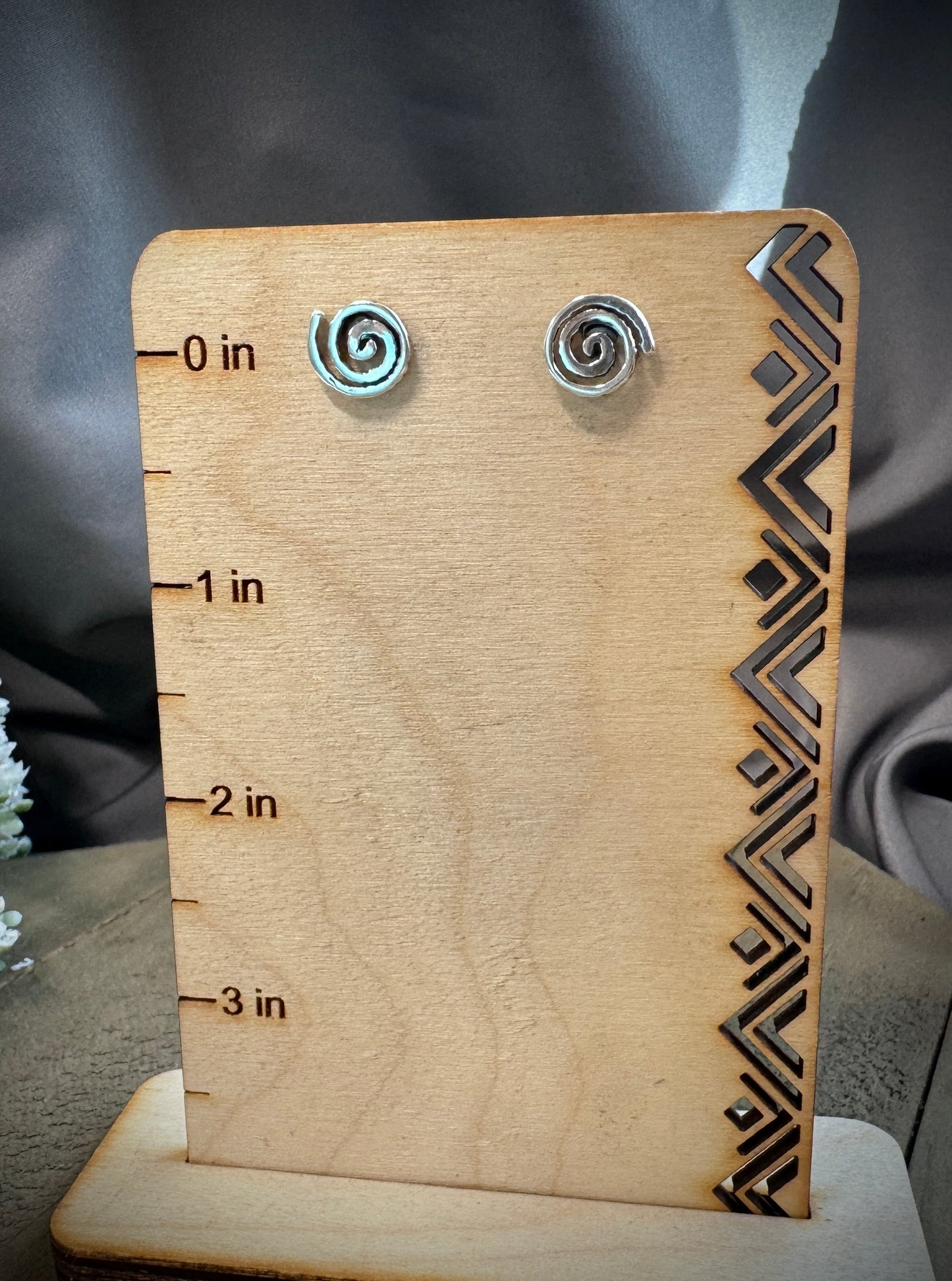 Petroglyph Swirl Earrings