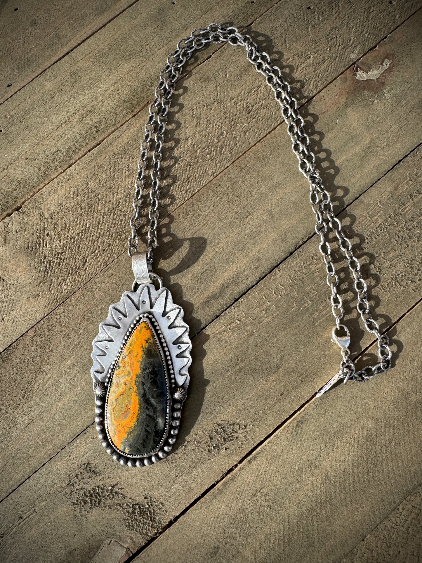 Bumblebee Jasper Necklace