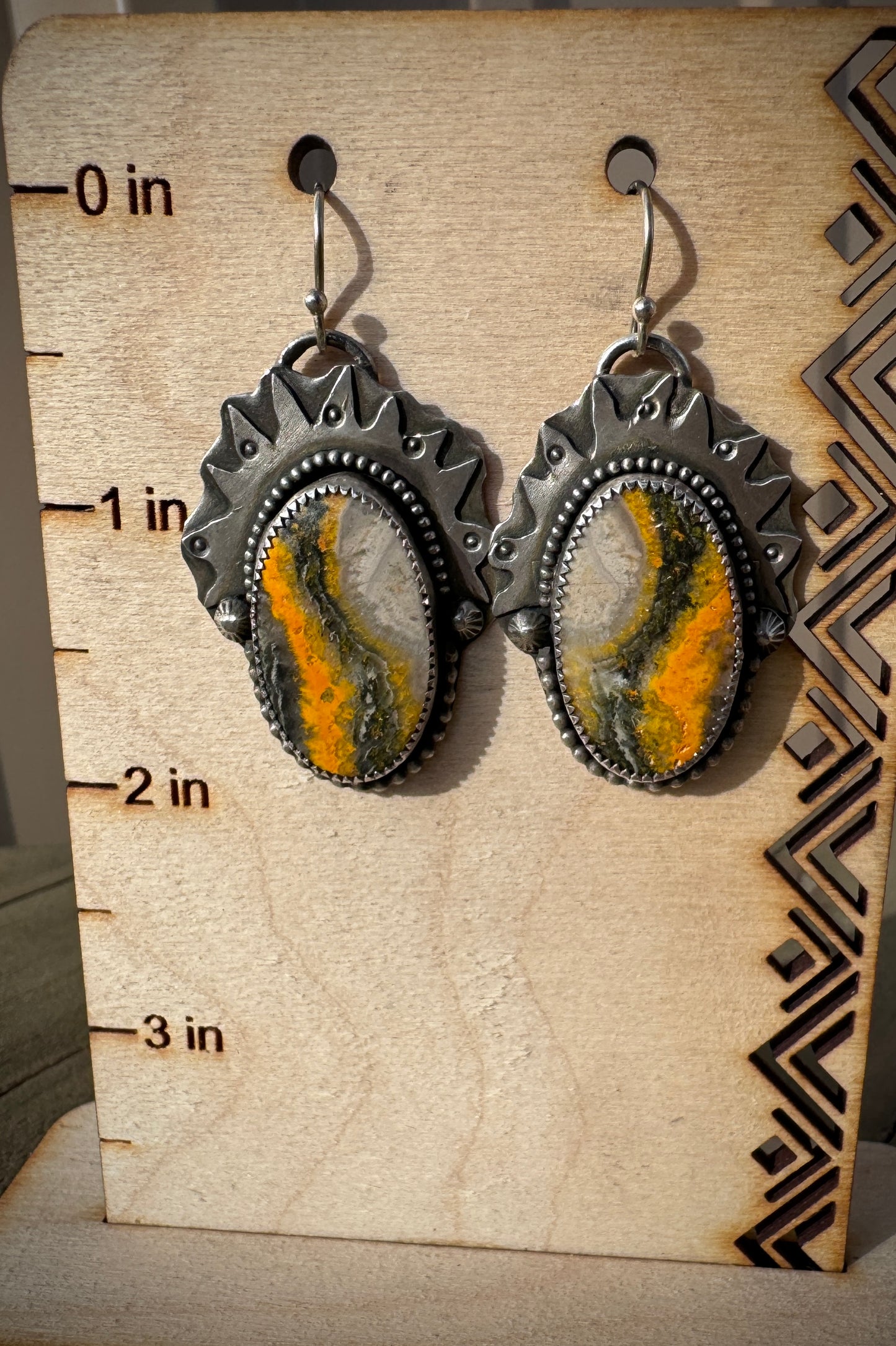 Bumble Bee Jasper Earrings