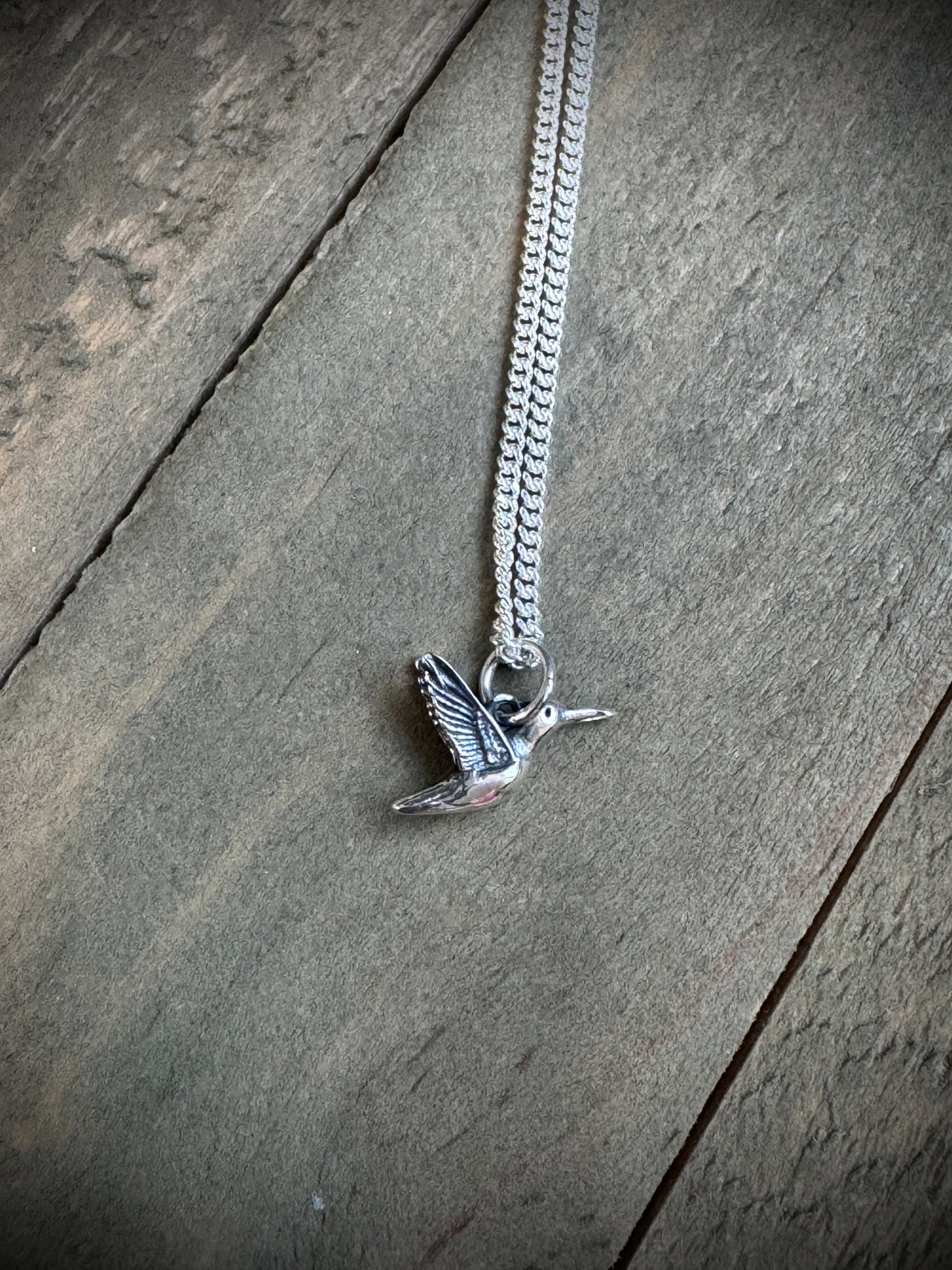 Petite Hummingbird Necklace