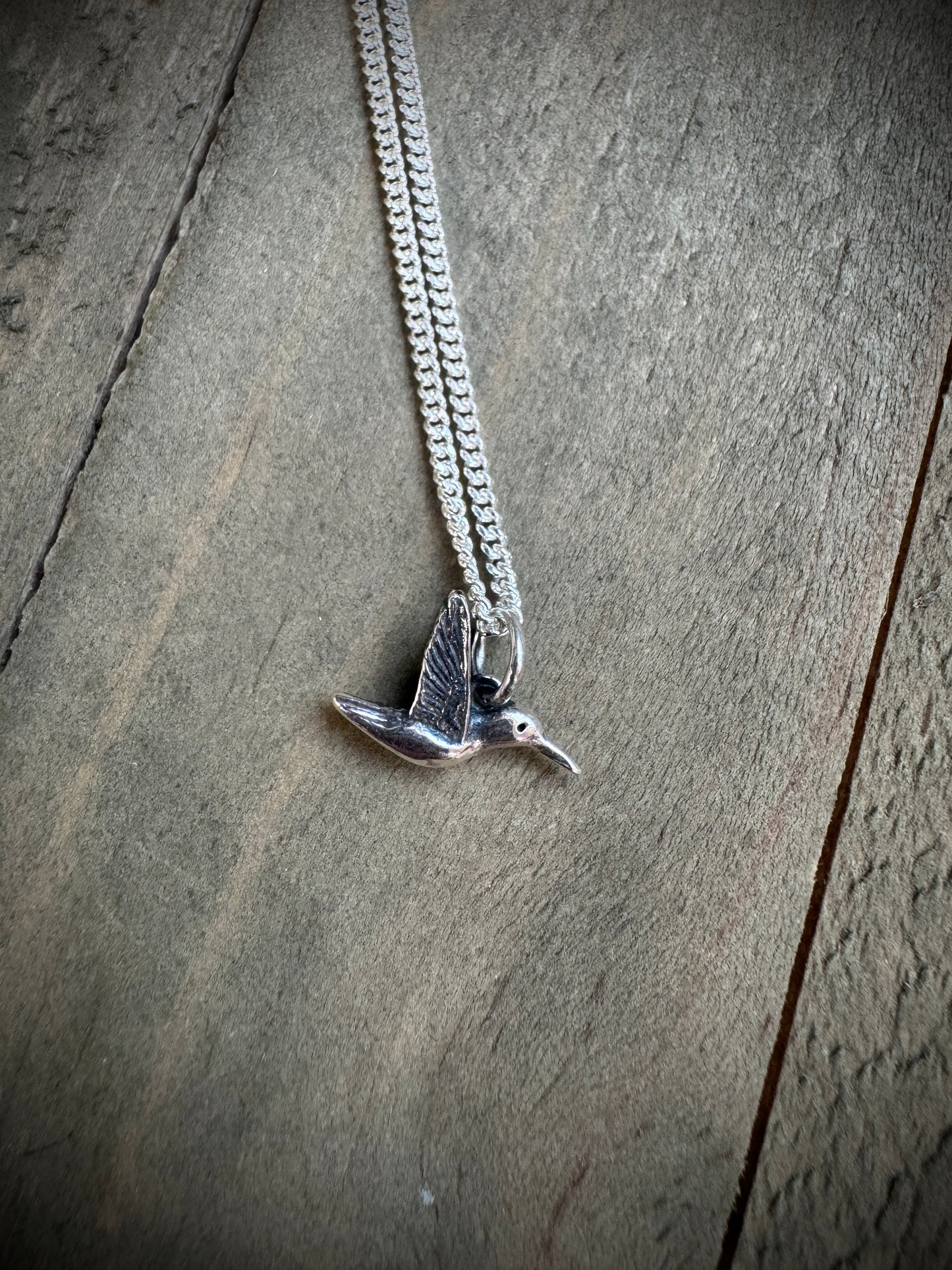 Petite Hummingbird Necklace