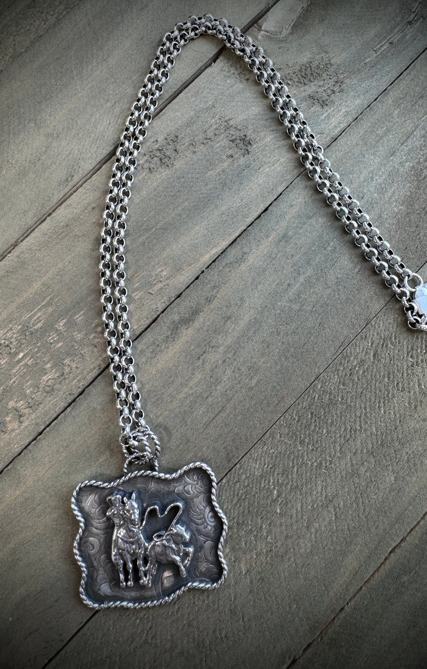 Calf Roper Necklace