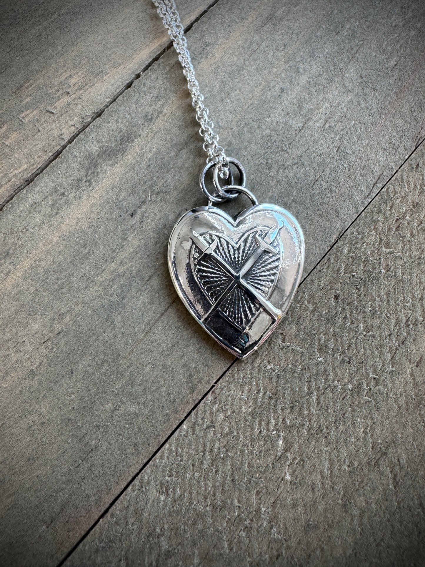 Crossed Swords Heart