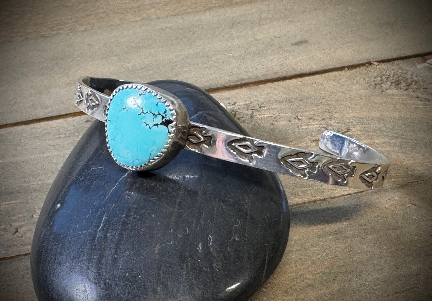 Kingman Turquoise Cuff Bracelet