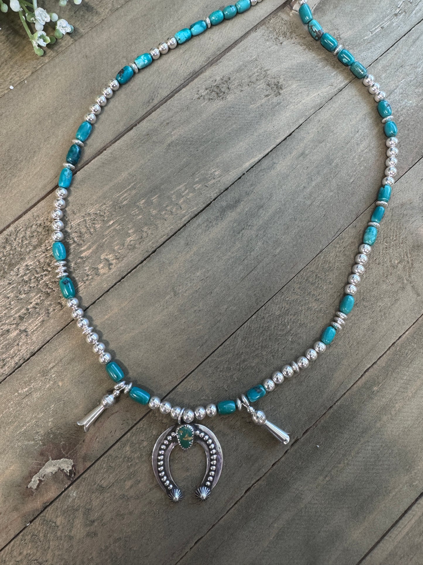 Small Squash Blossom Necklace