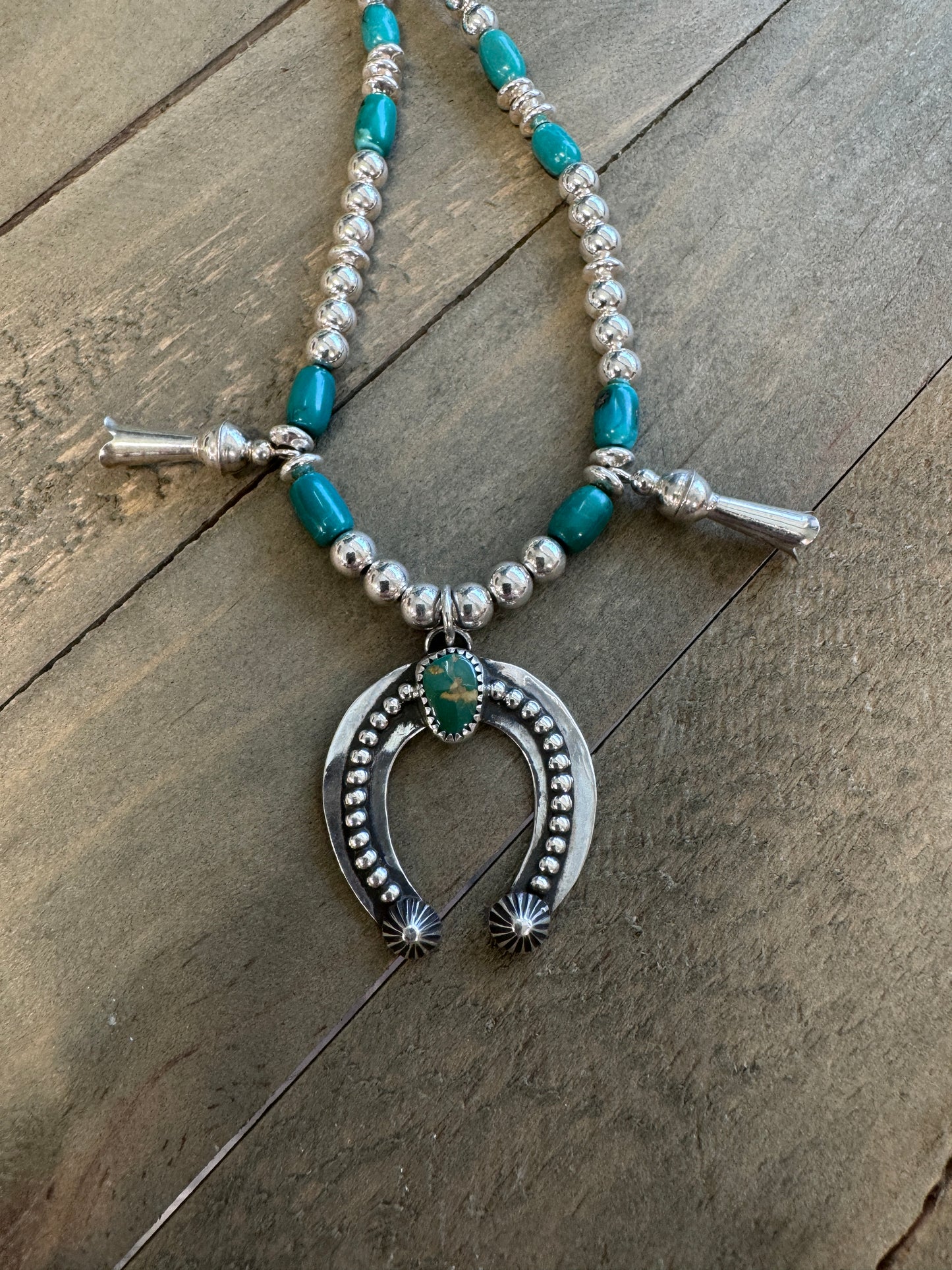 Small Squash Blossom Necklace