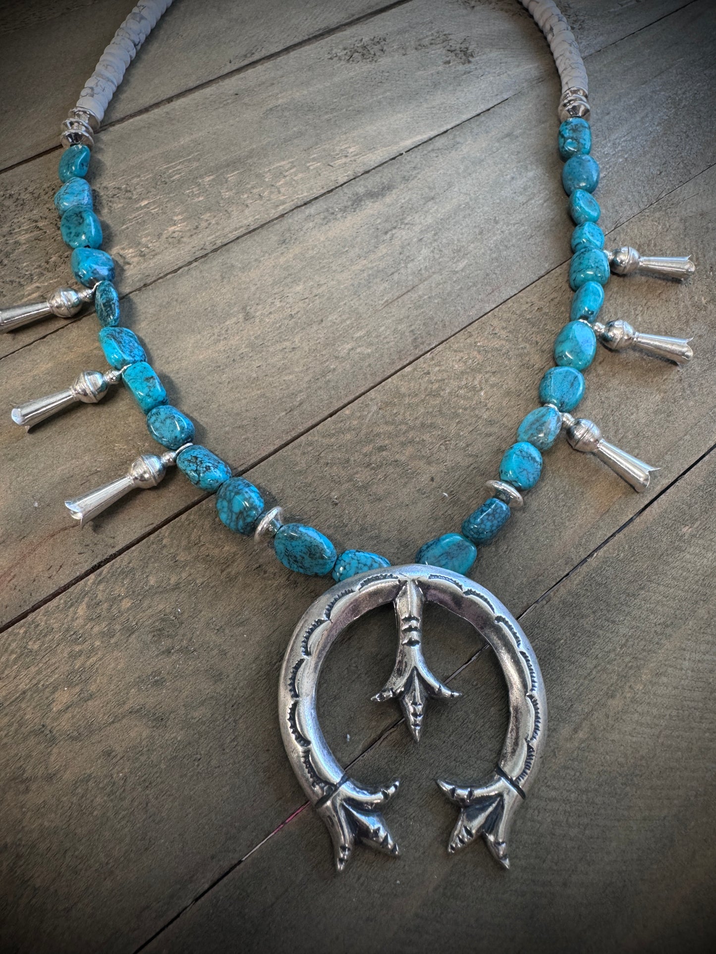 Squash blossom necklace