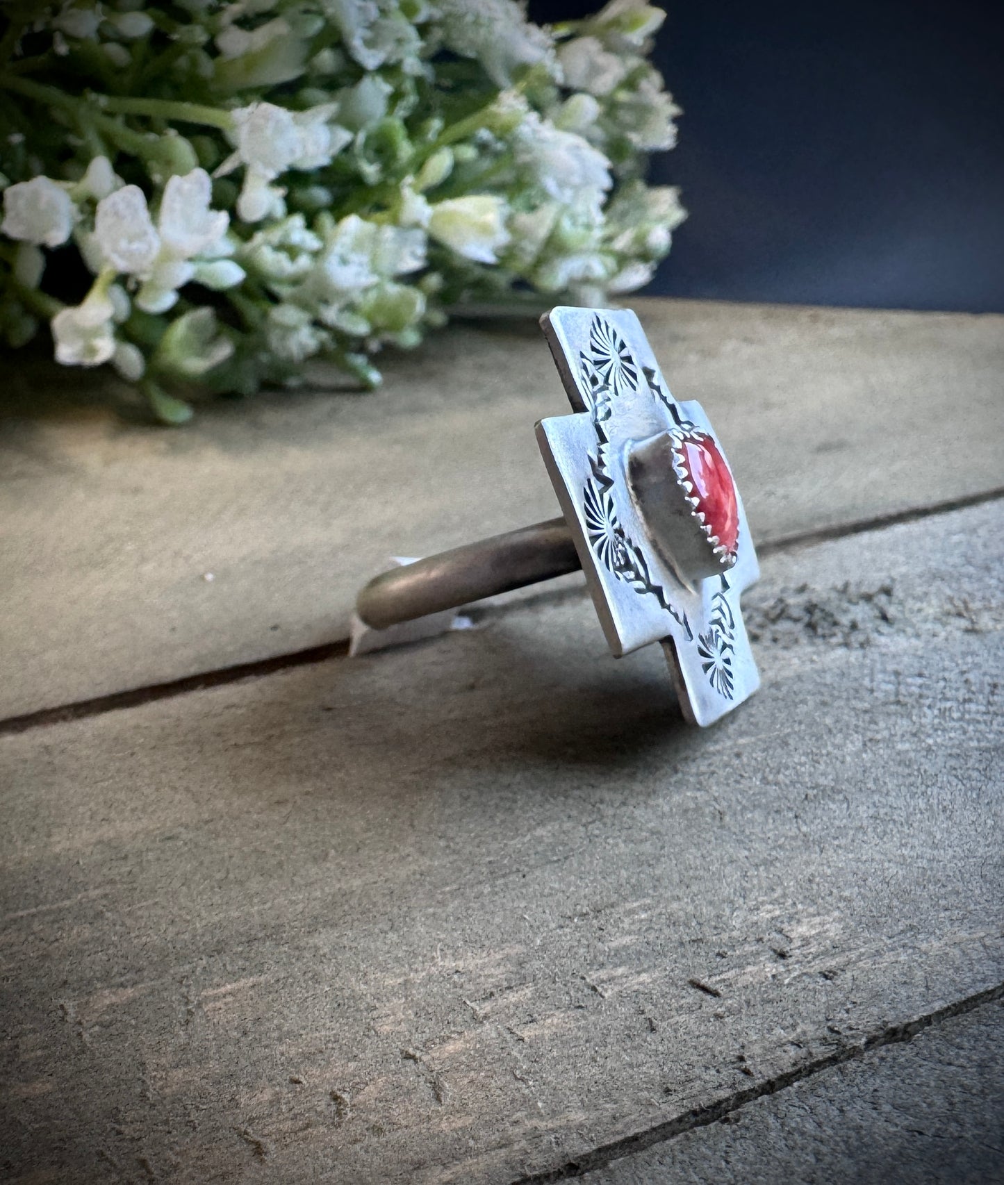 Cross Ring - Heart