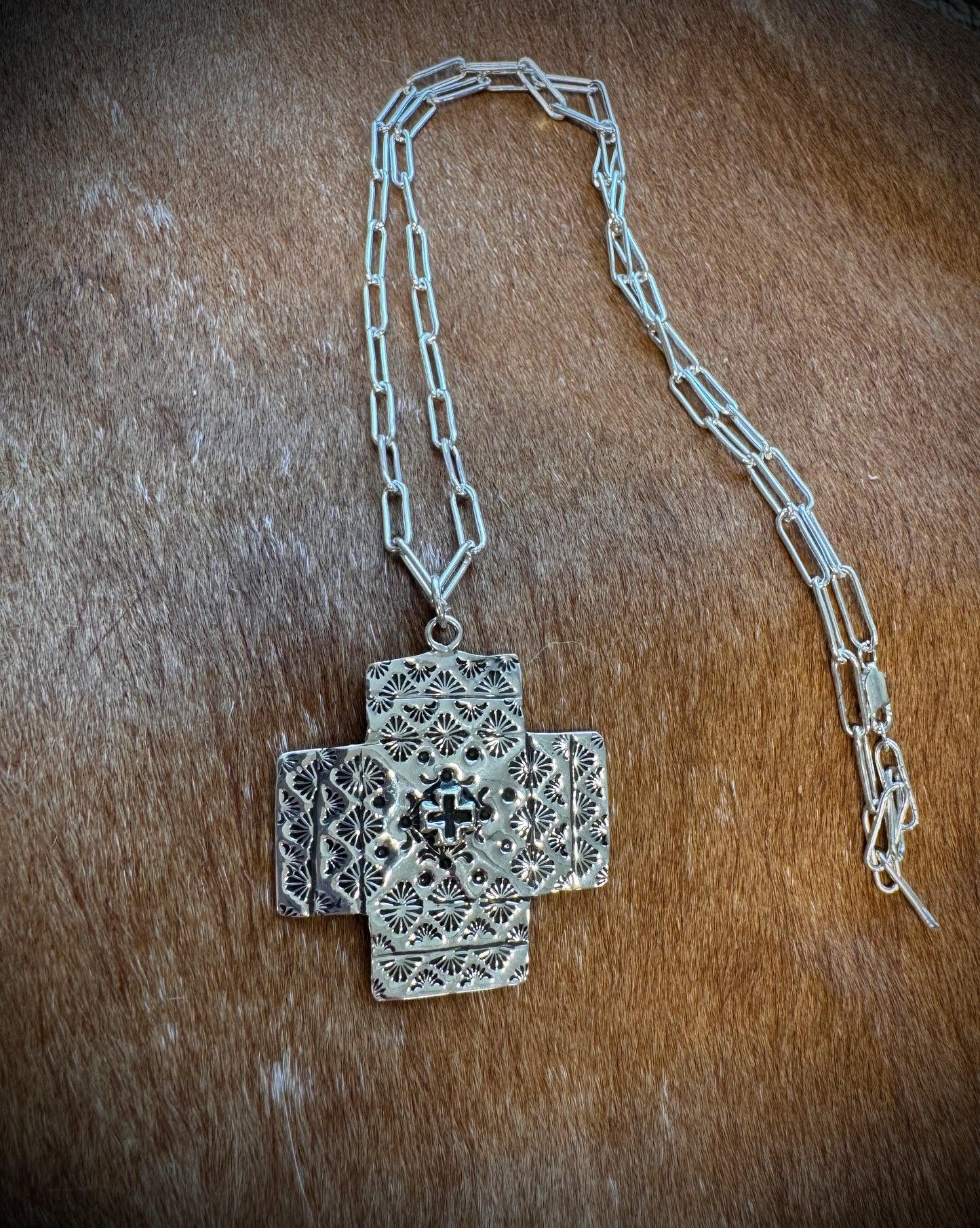 Southwest Cross Necklace