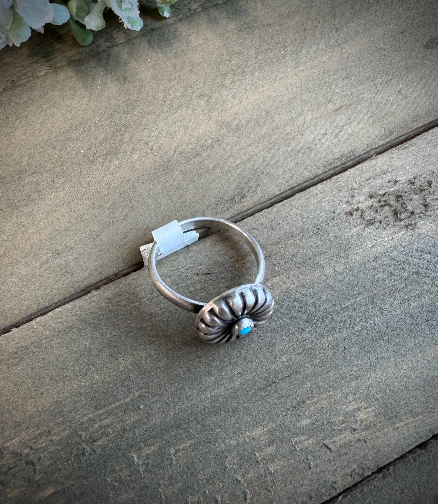 Concho and Turquoise Ring