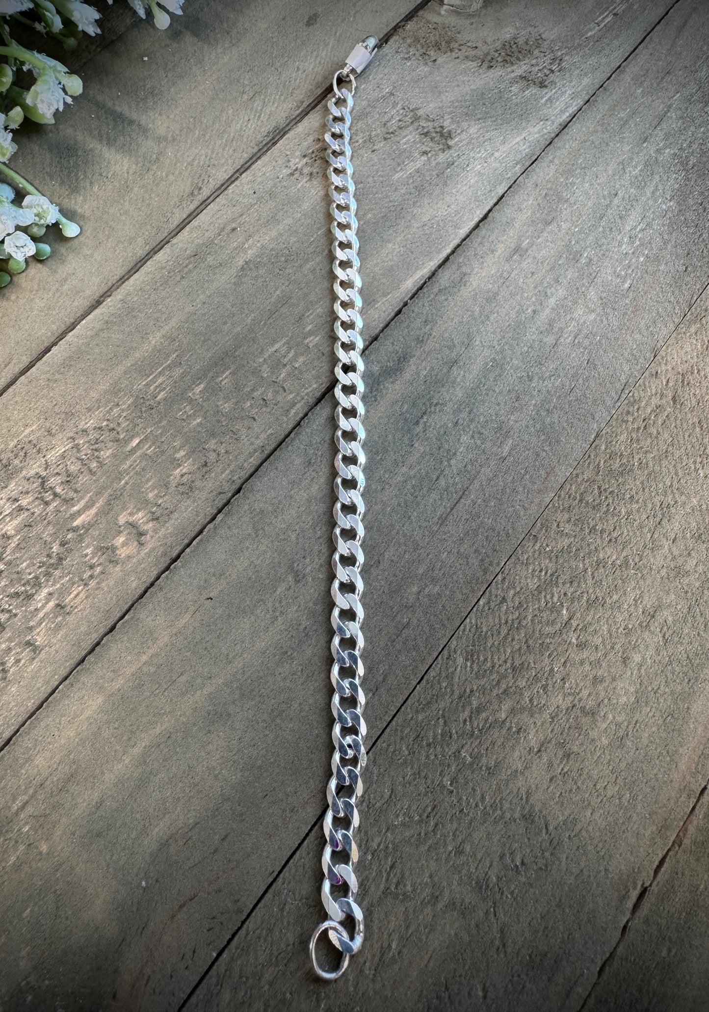 Sterling Silver Bracelet - Cuban