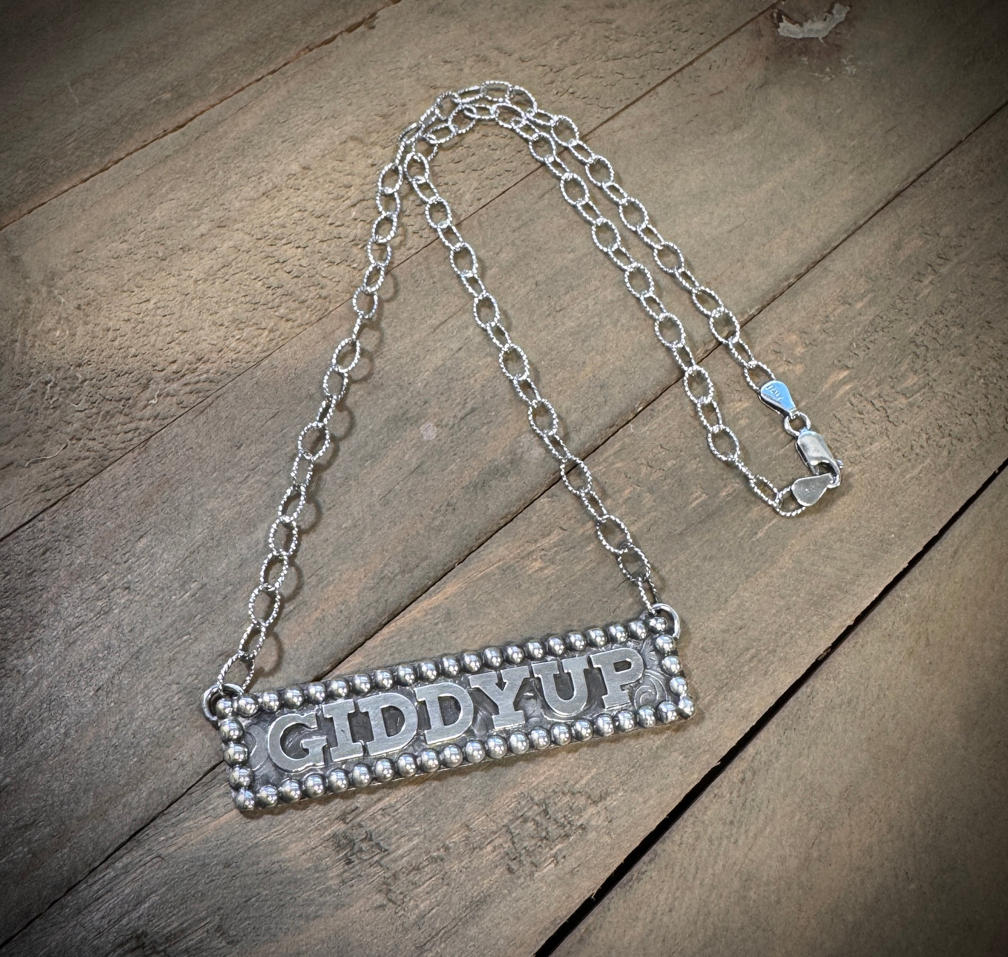 Giddyup Bar Necklace