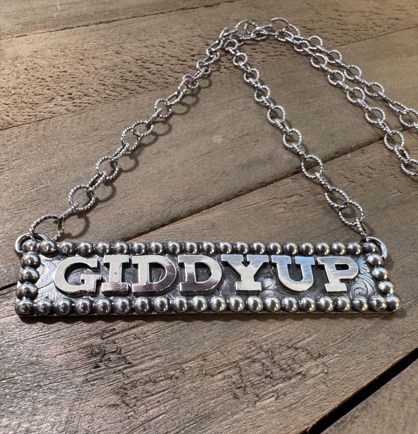 Giddyup Bar Necklace