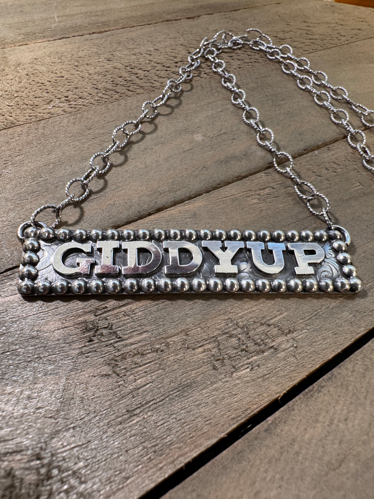 Giddyup Bar Necklace