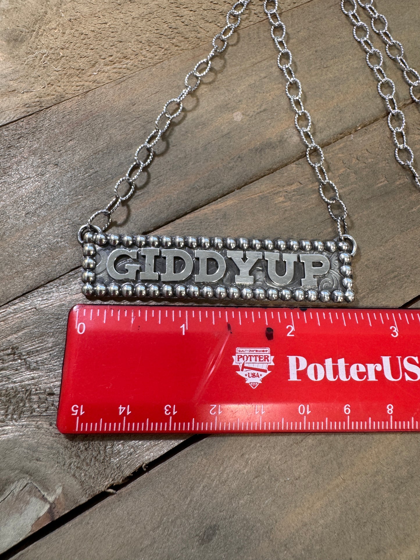 Giddyup Bar Necklace