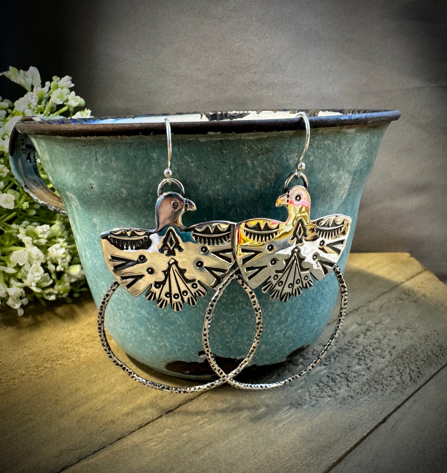 Thunderbird w/Hoop Earrings
