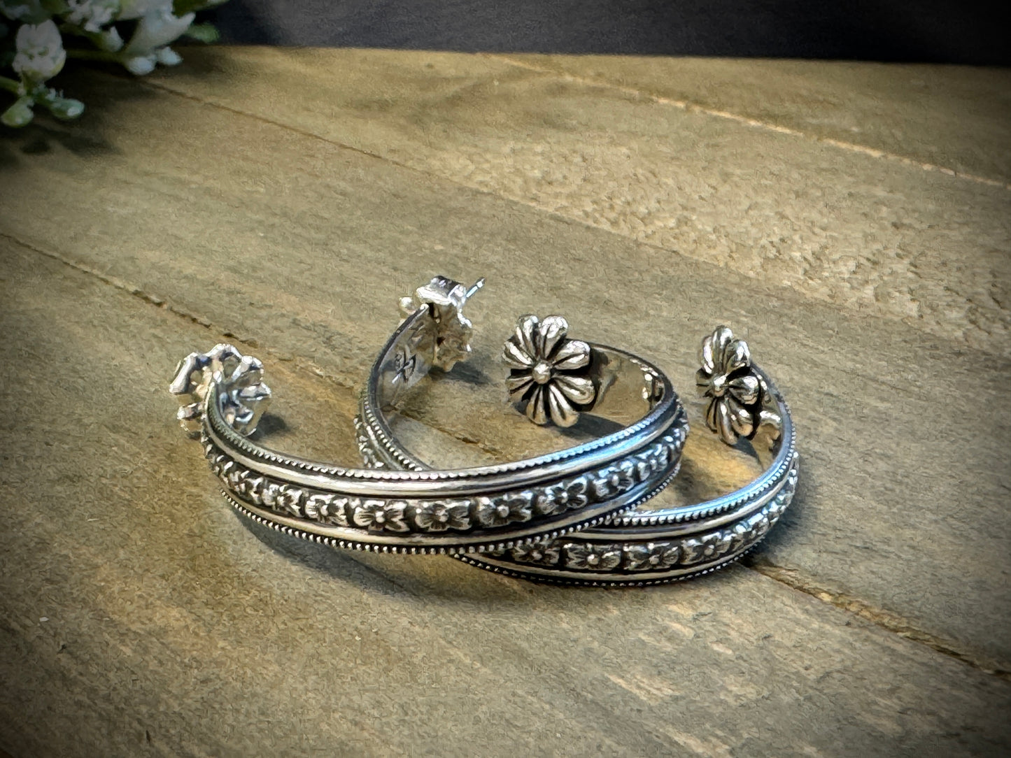 Hidden Flower Earring #2