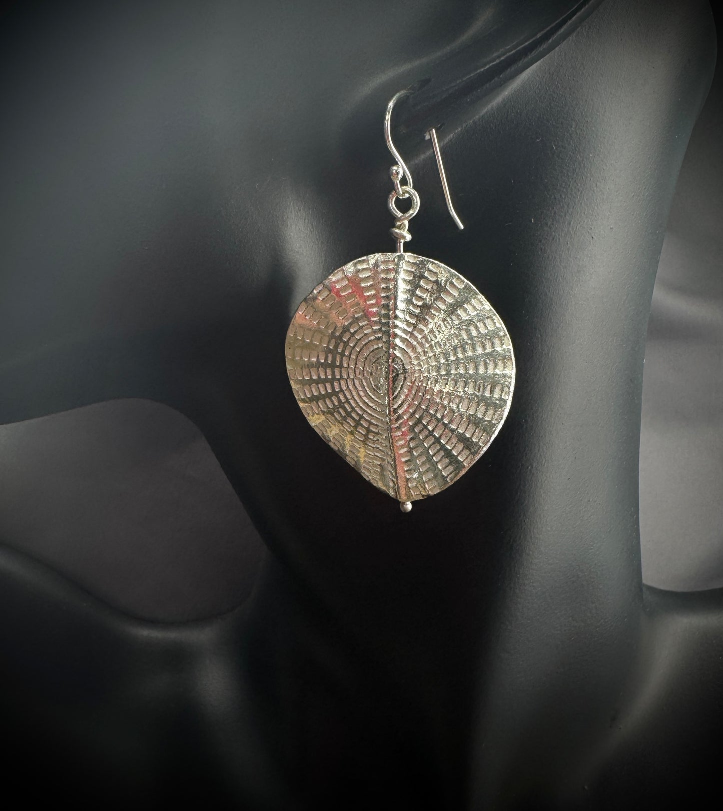 Thai Silver Earrings - Round