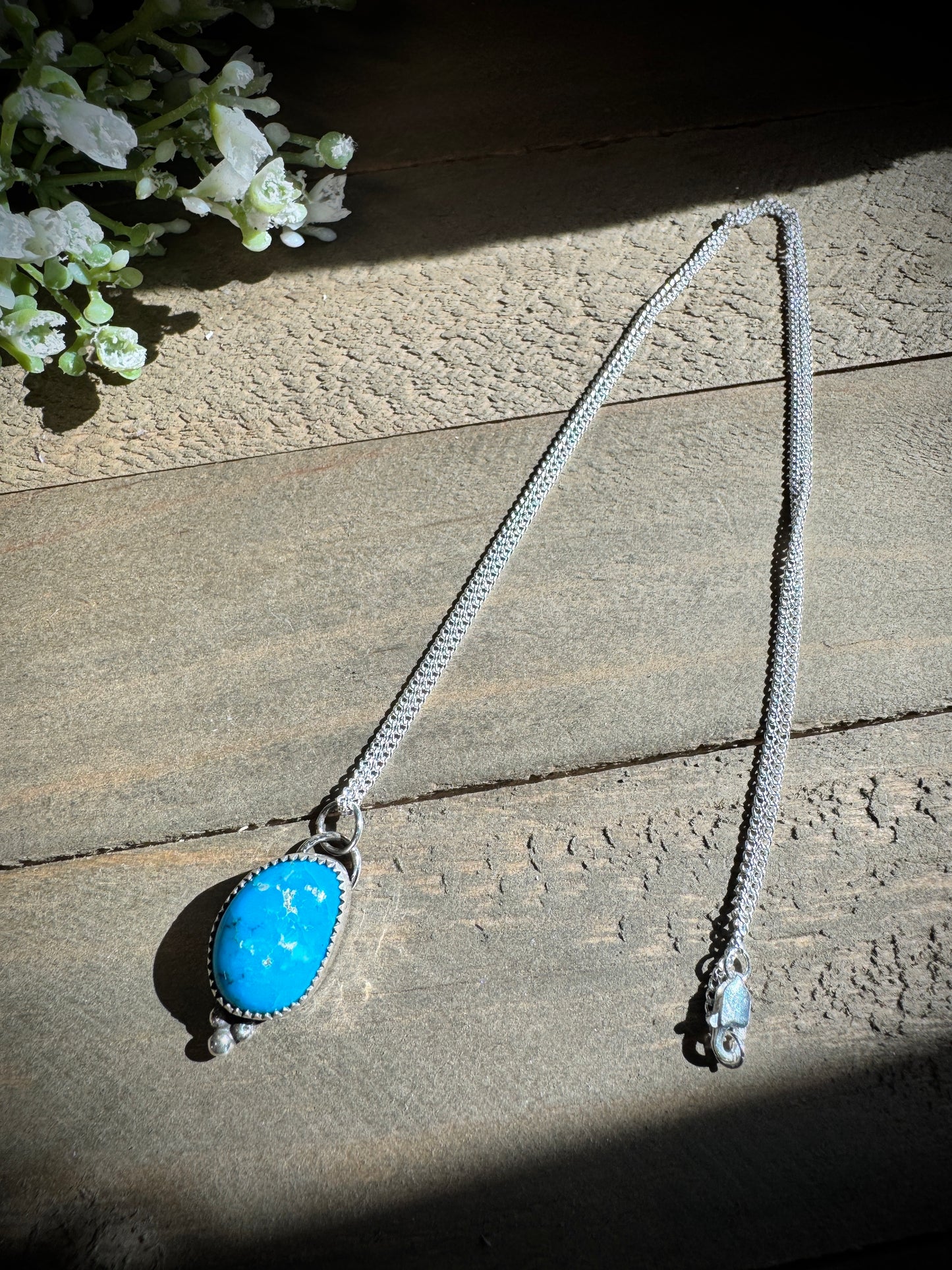 Petite Kingman Turquoise Necklace