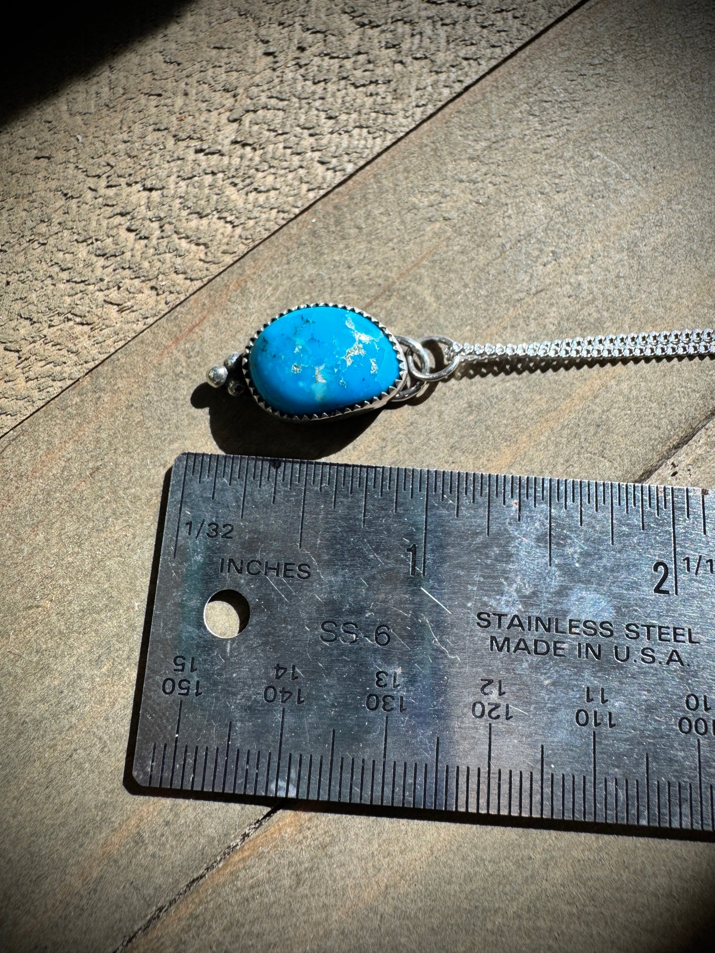 Petite Kingman Turquoise Necklace