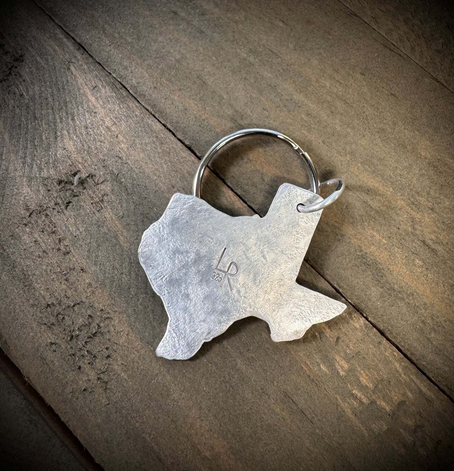Texas Key Chain - Sterling Silver
