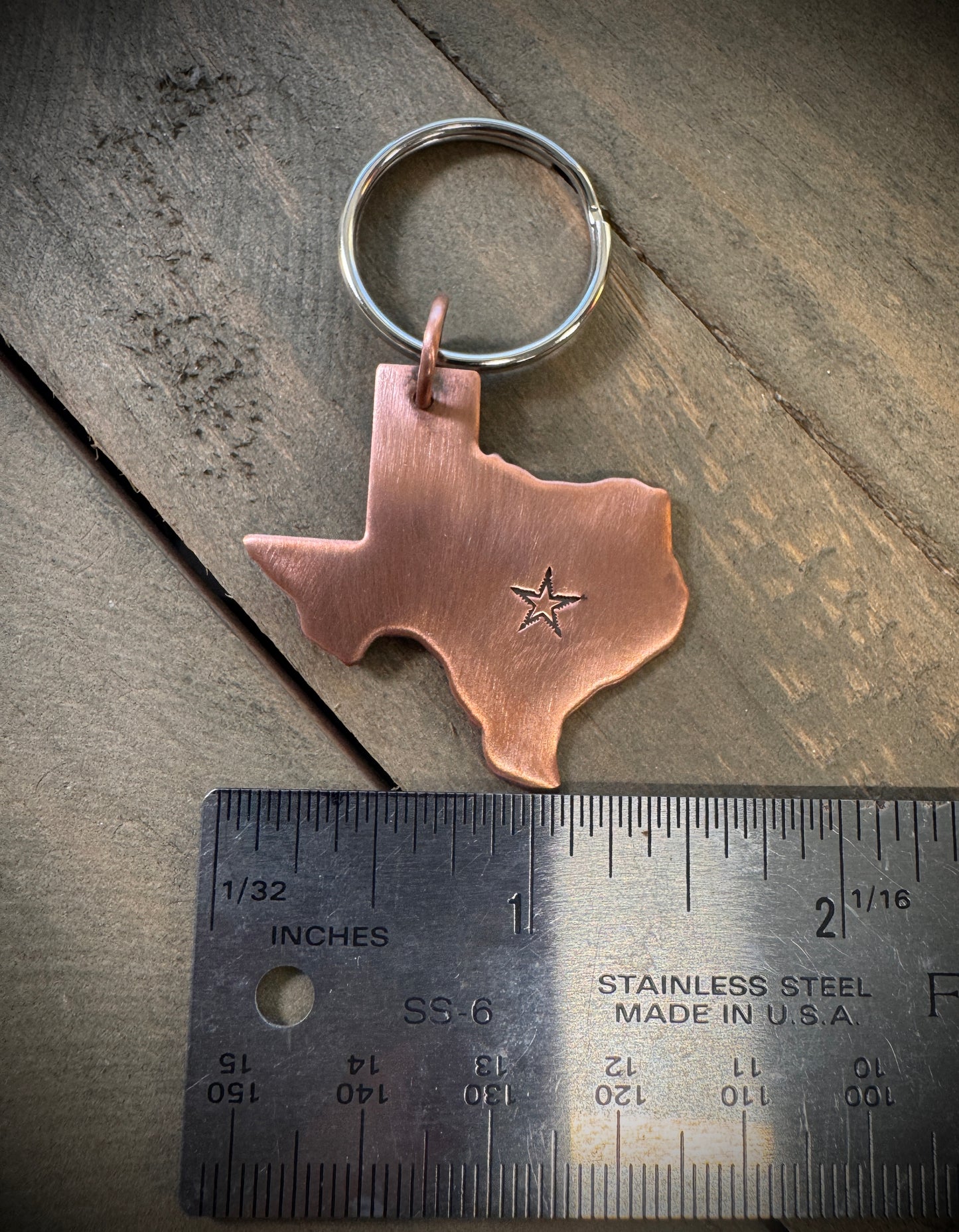 Texas Key Chain - Star